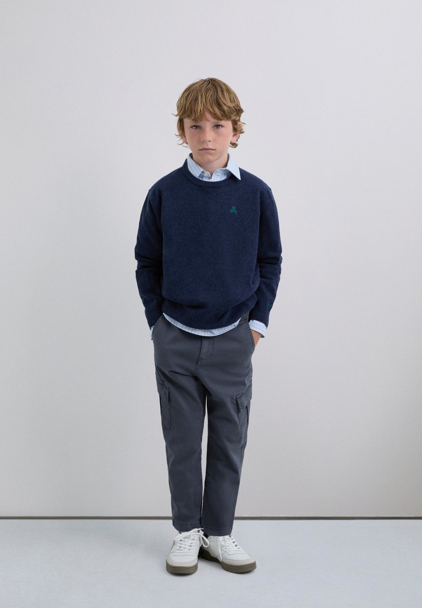 SWEATER DE LÃ COM SKULL