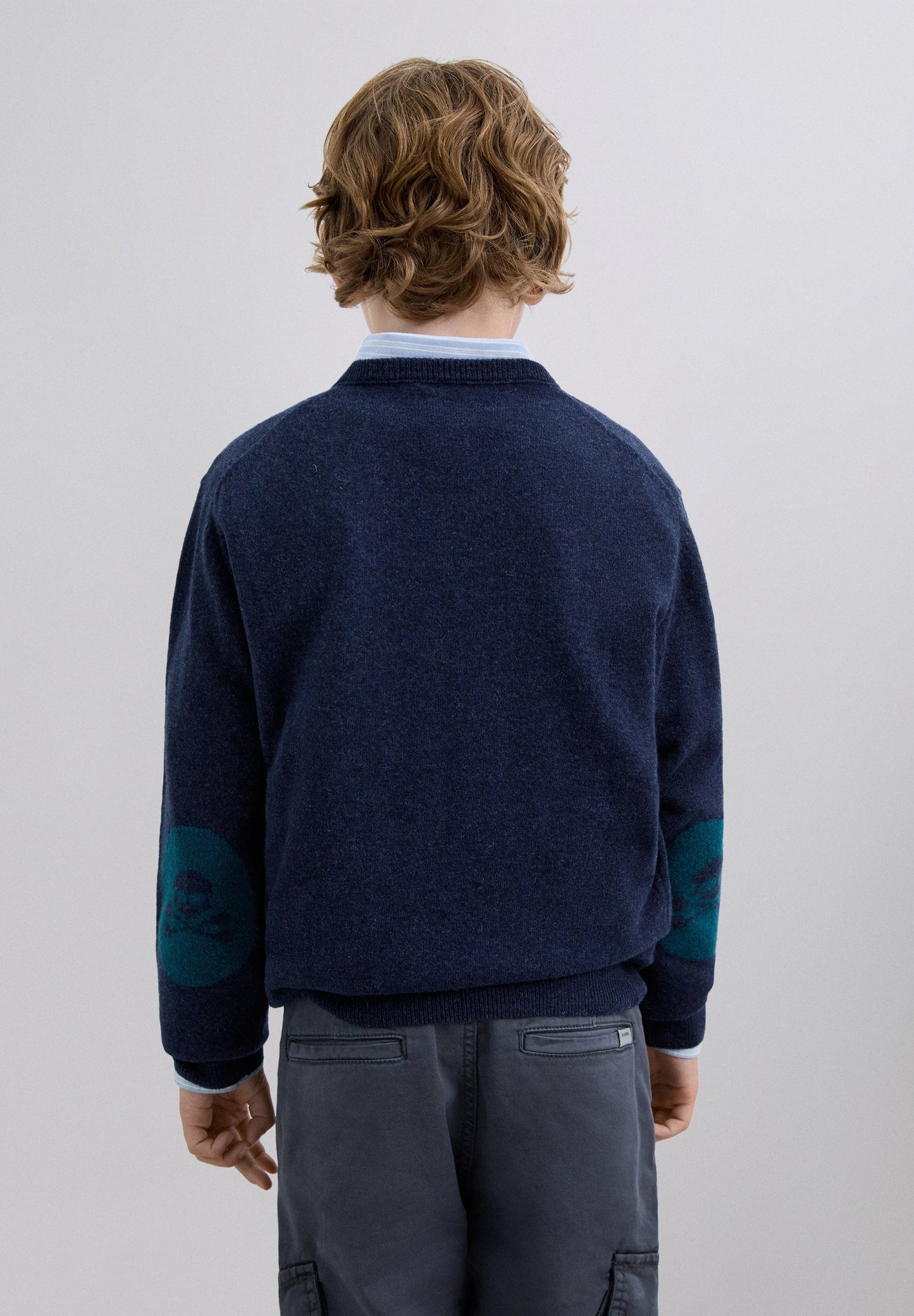 SWEATER DE LÃ COM SKULL