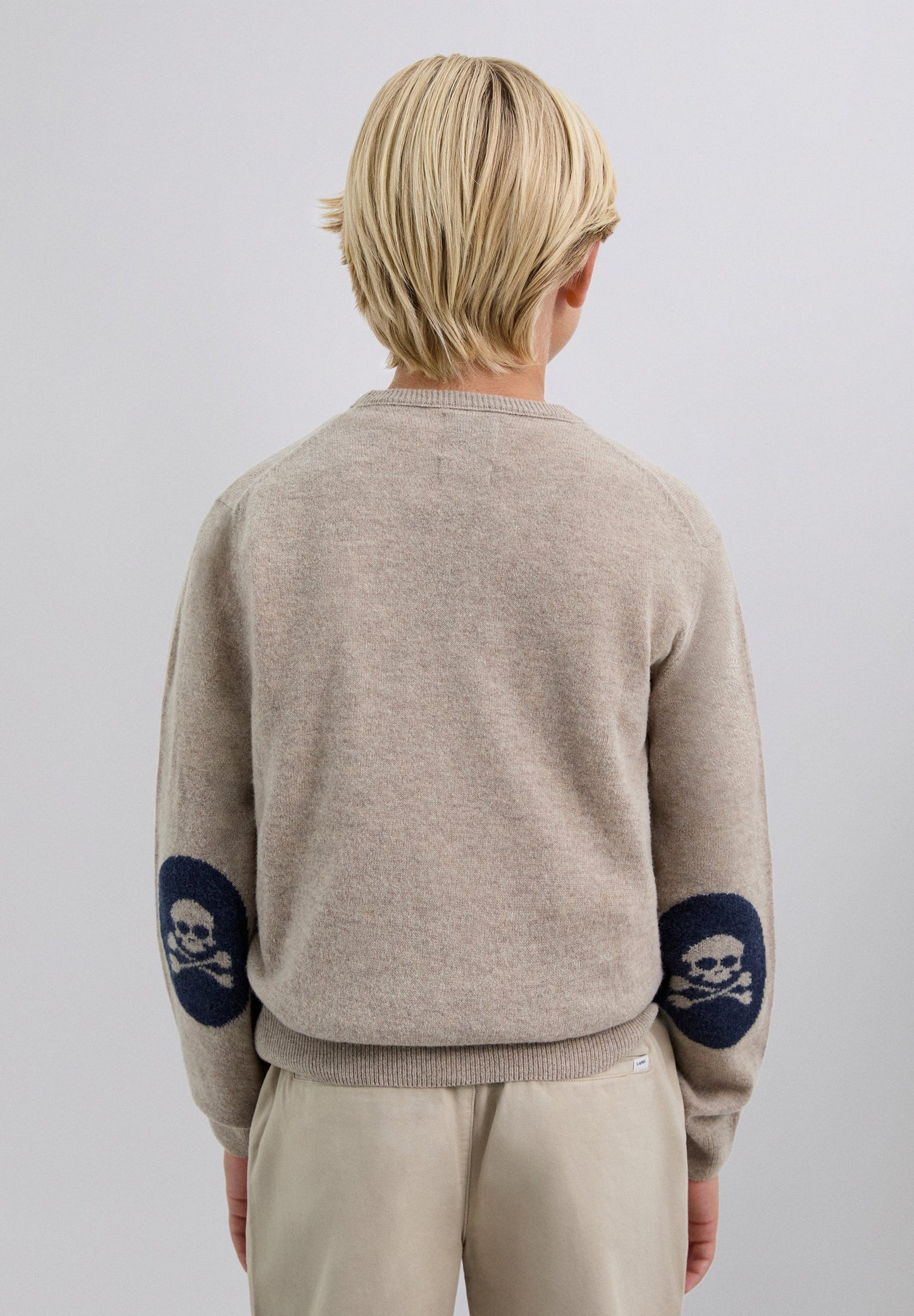 SWEATER DE LÃ COM SKULL