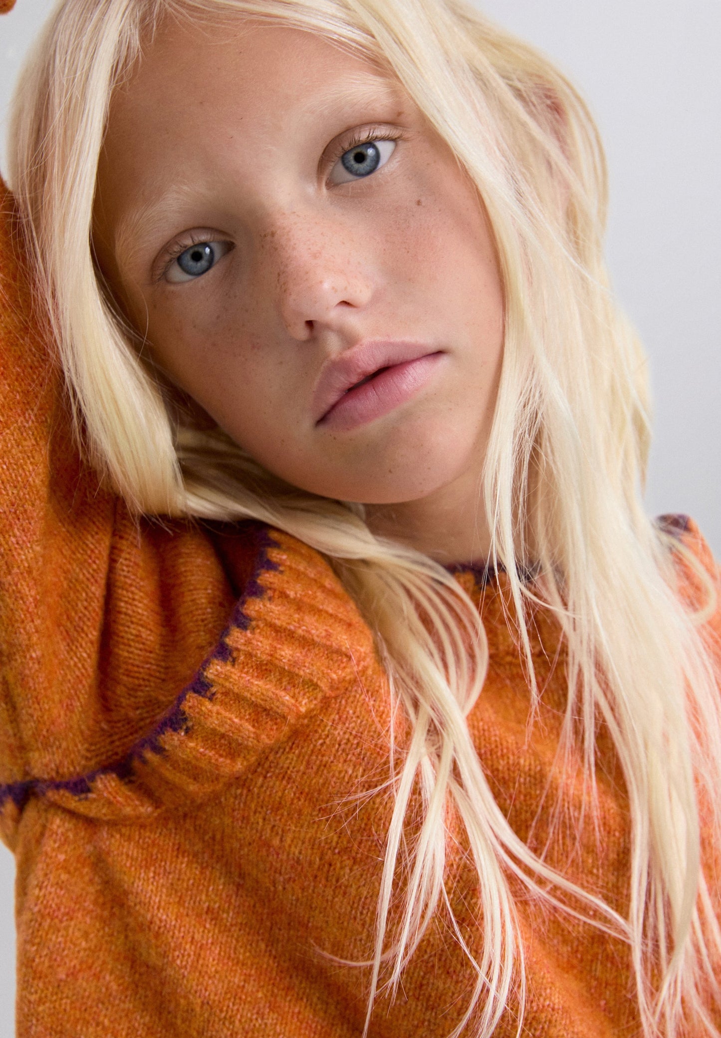 SWEATER DE MALHA EM CONTRASTE