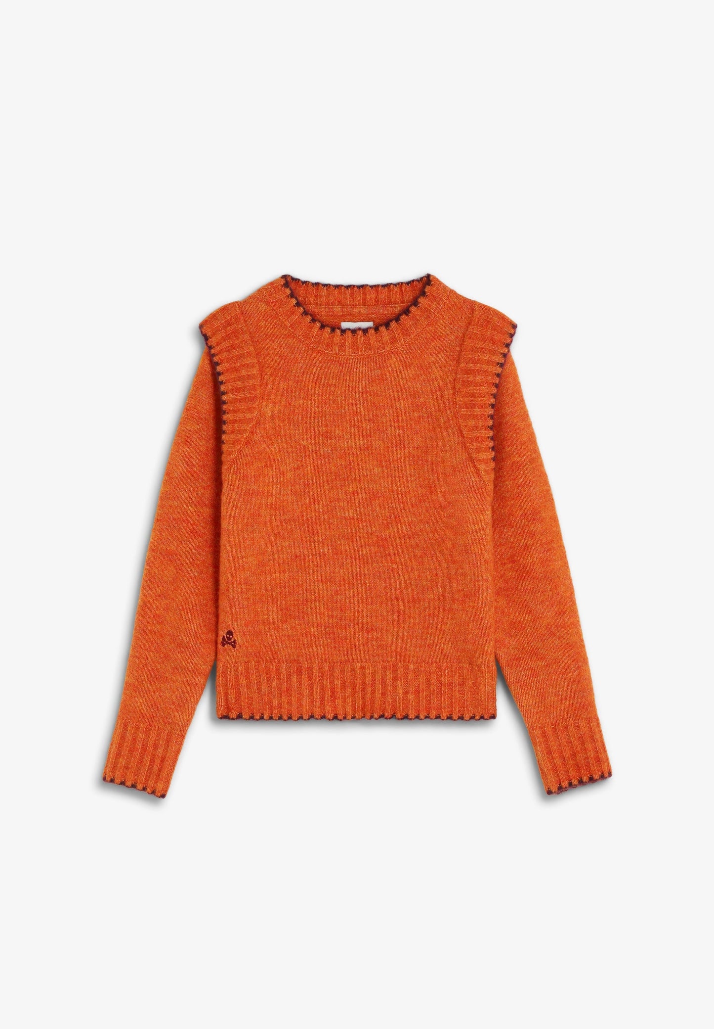 SWEATER DE MALHA EM CONTRASTE