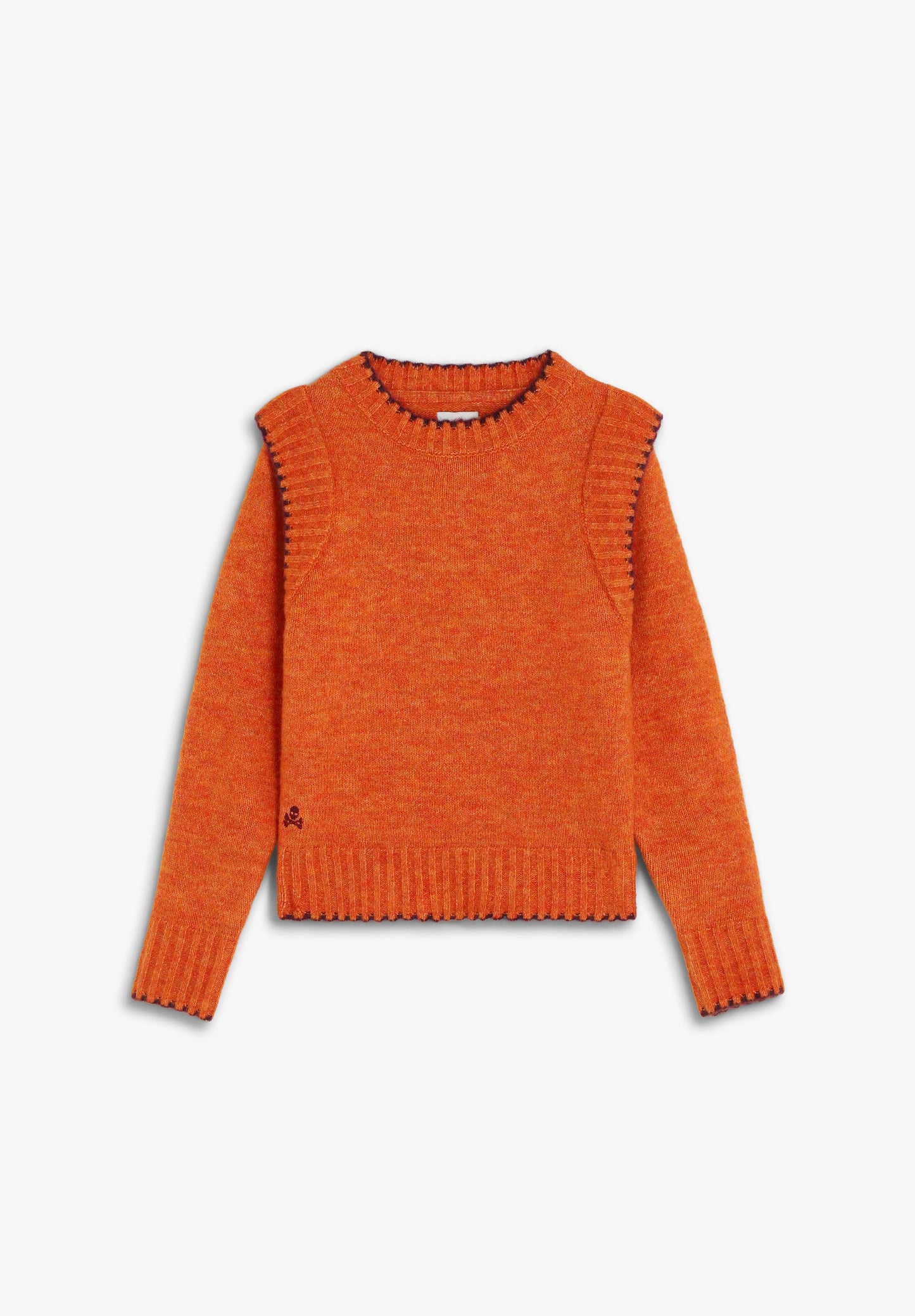 SWEATER DE MALHA EM CONTRASTE