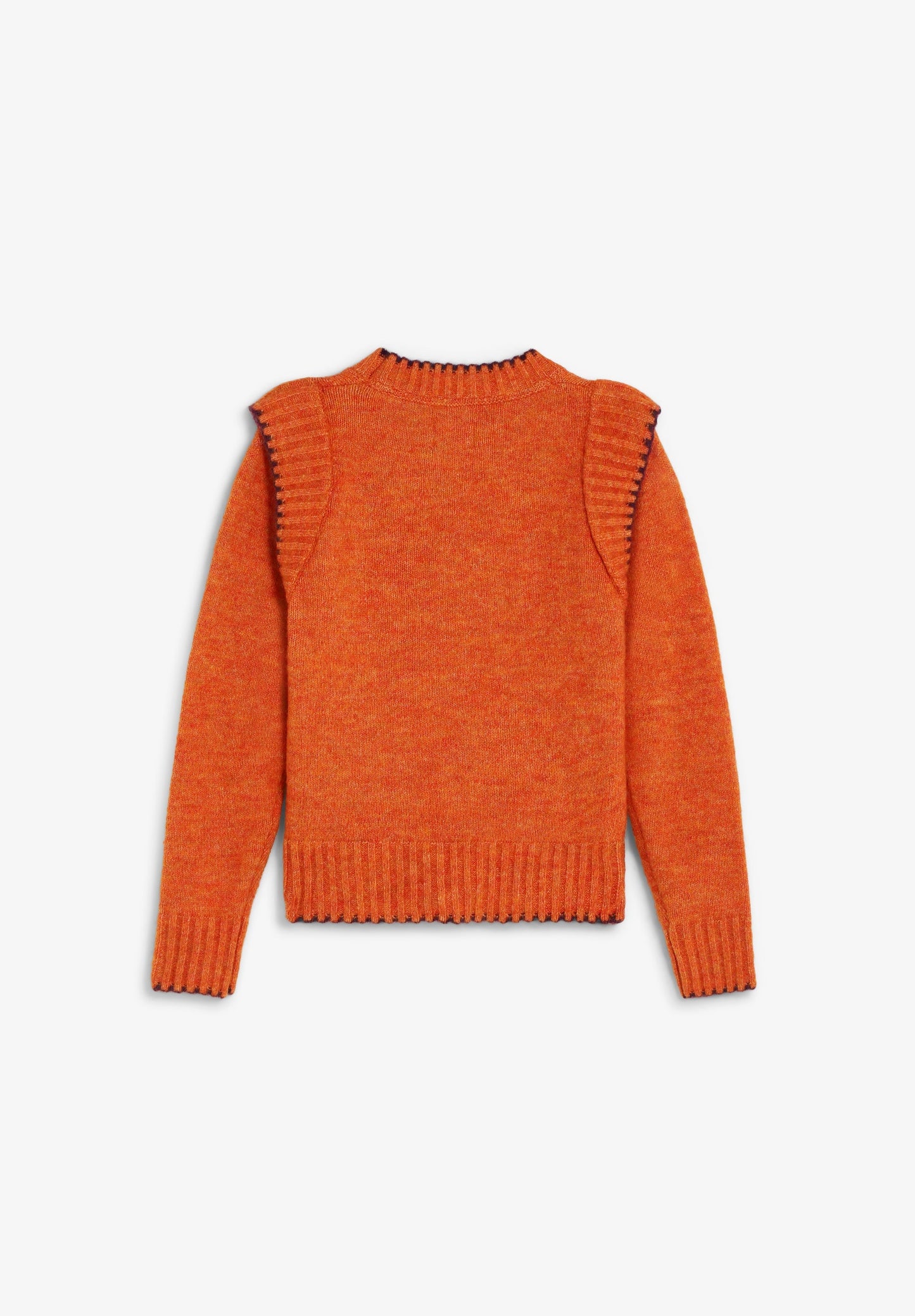 SWEATER DE MALHA EM CONTRASTE