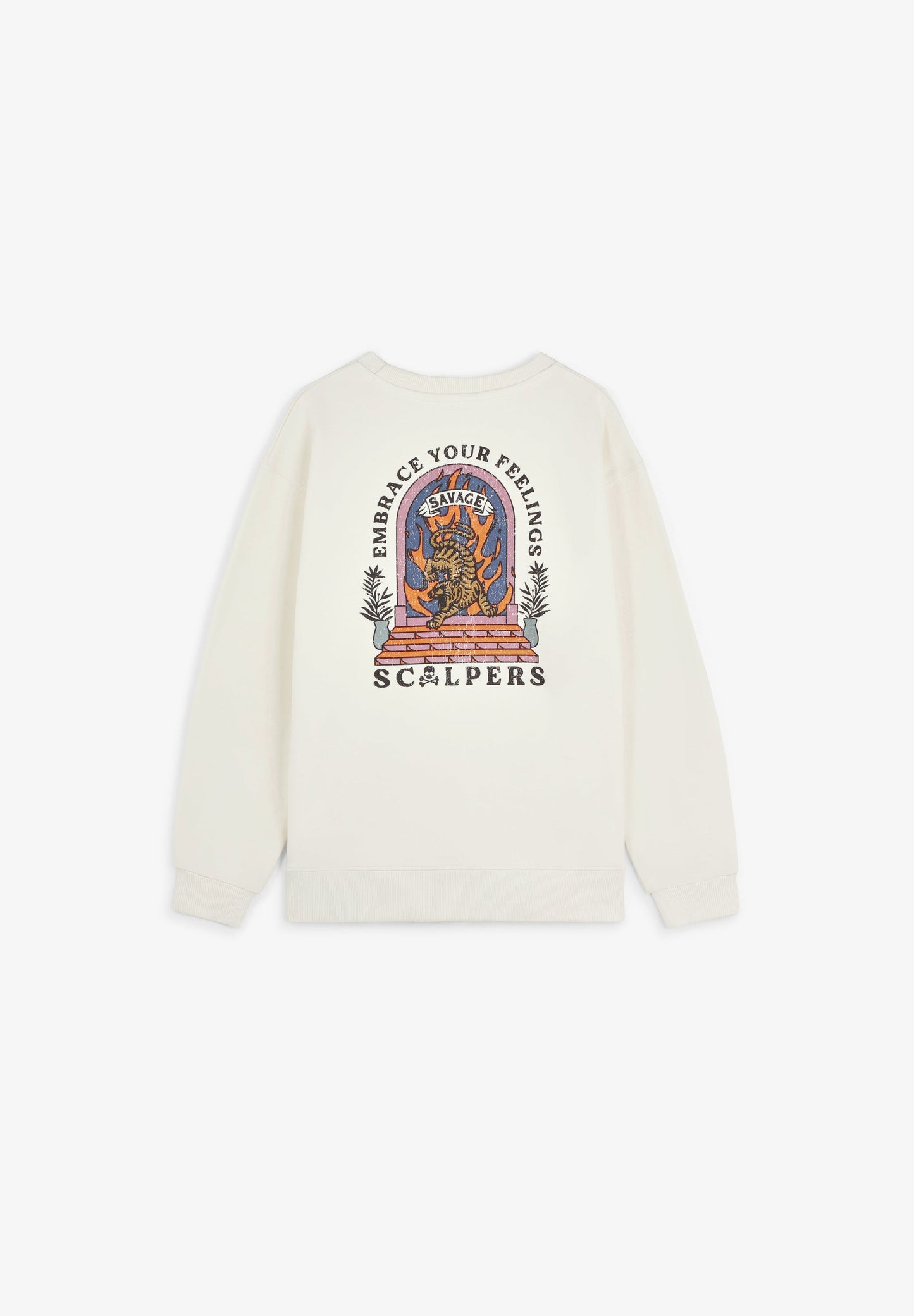 SWEATSHIRT COM SKULL E PADRÃO