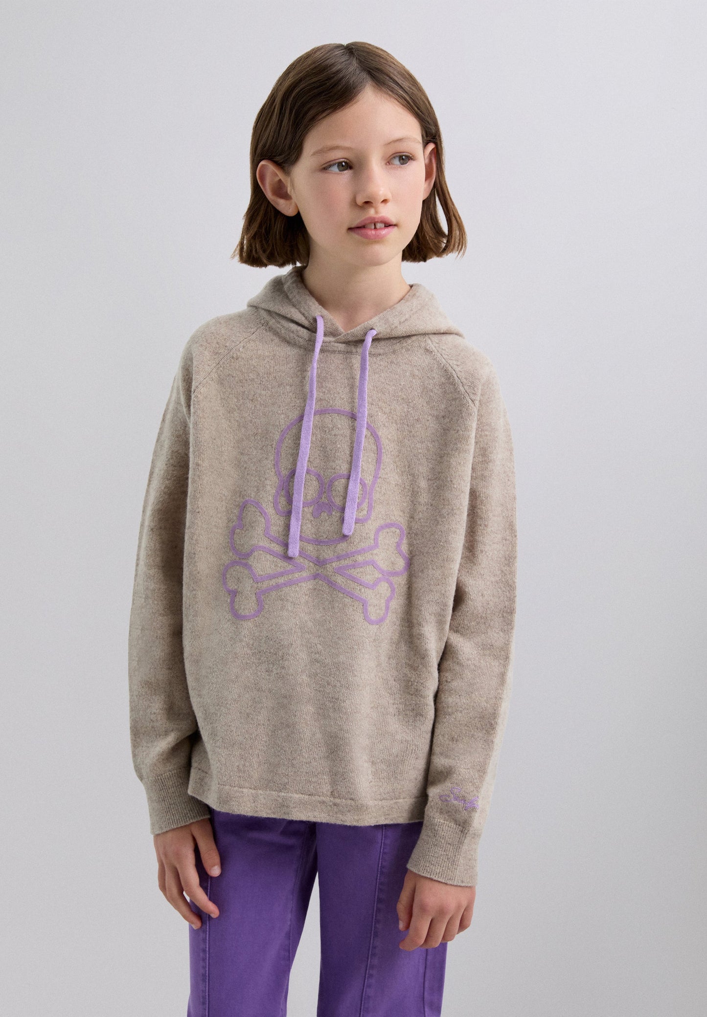 SWEATER COM CAPUZ SKULL