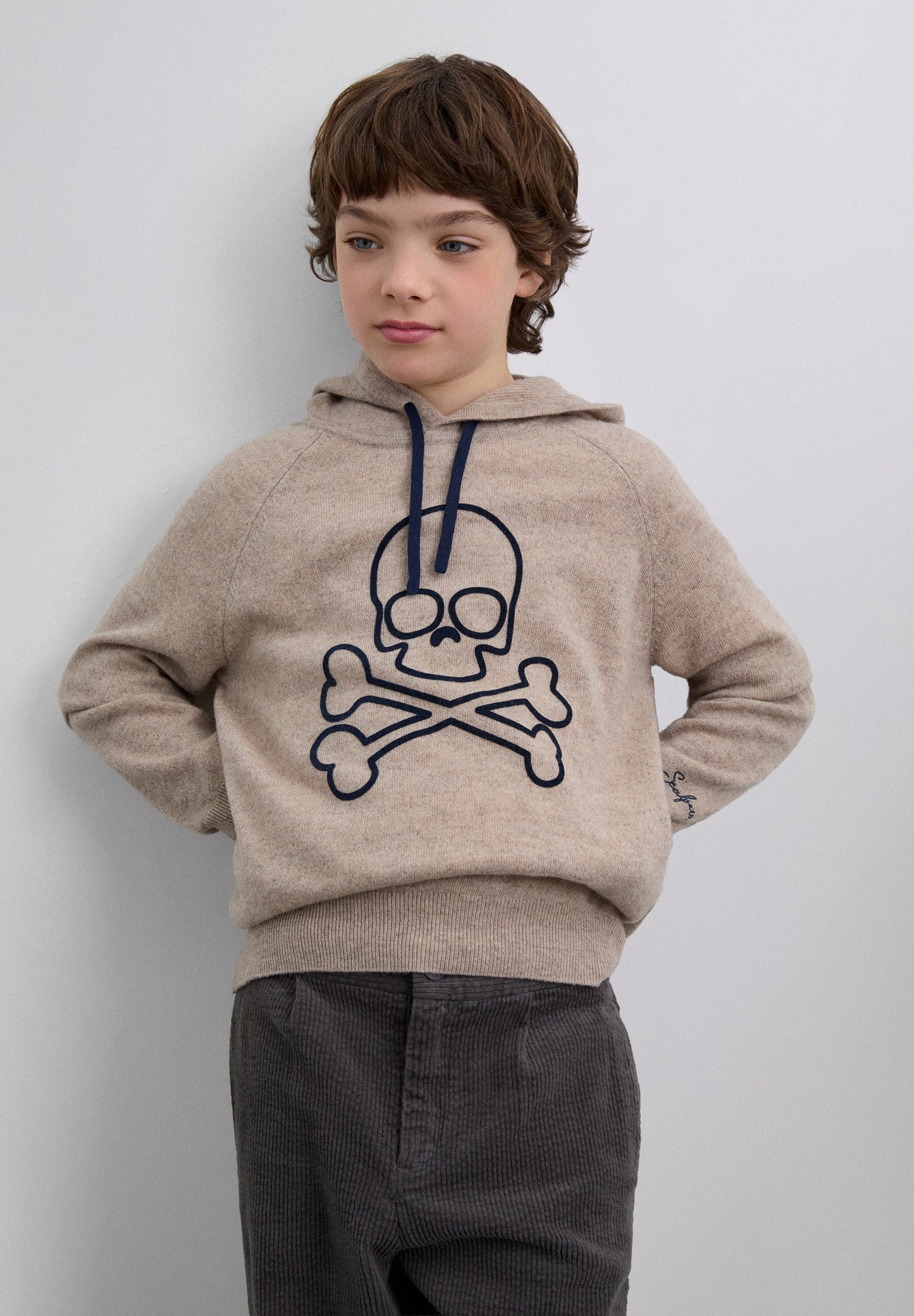SWEATER SKULL COM CAPUZ