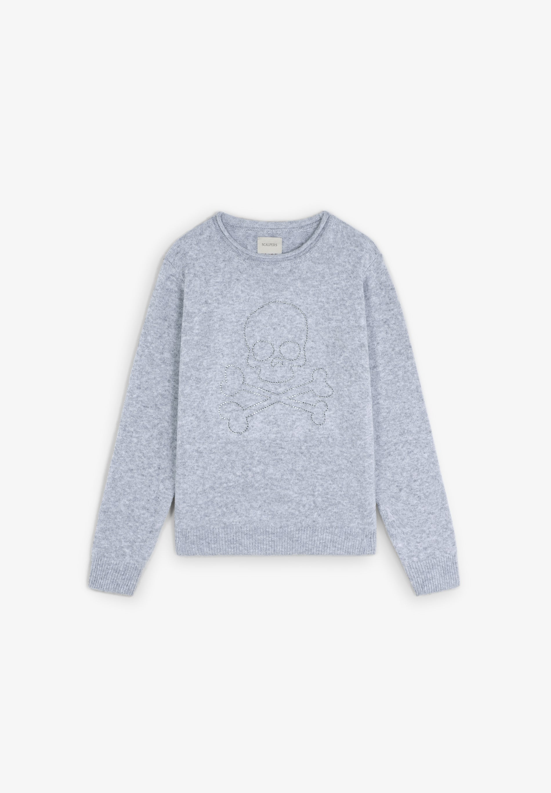 SWEATER COM SKULL STRASS