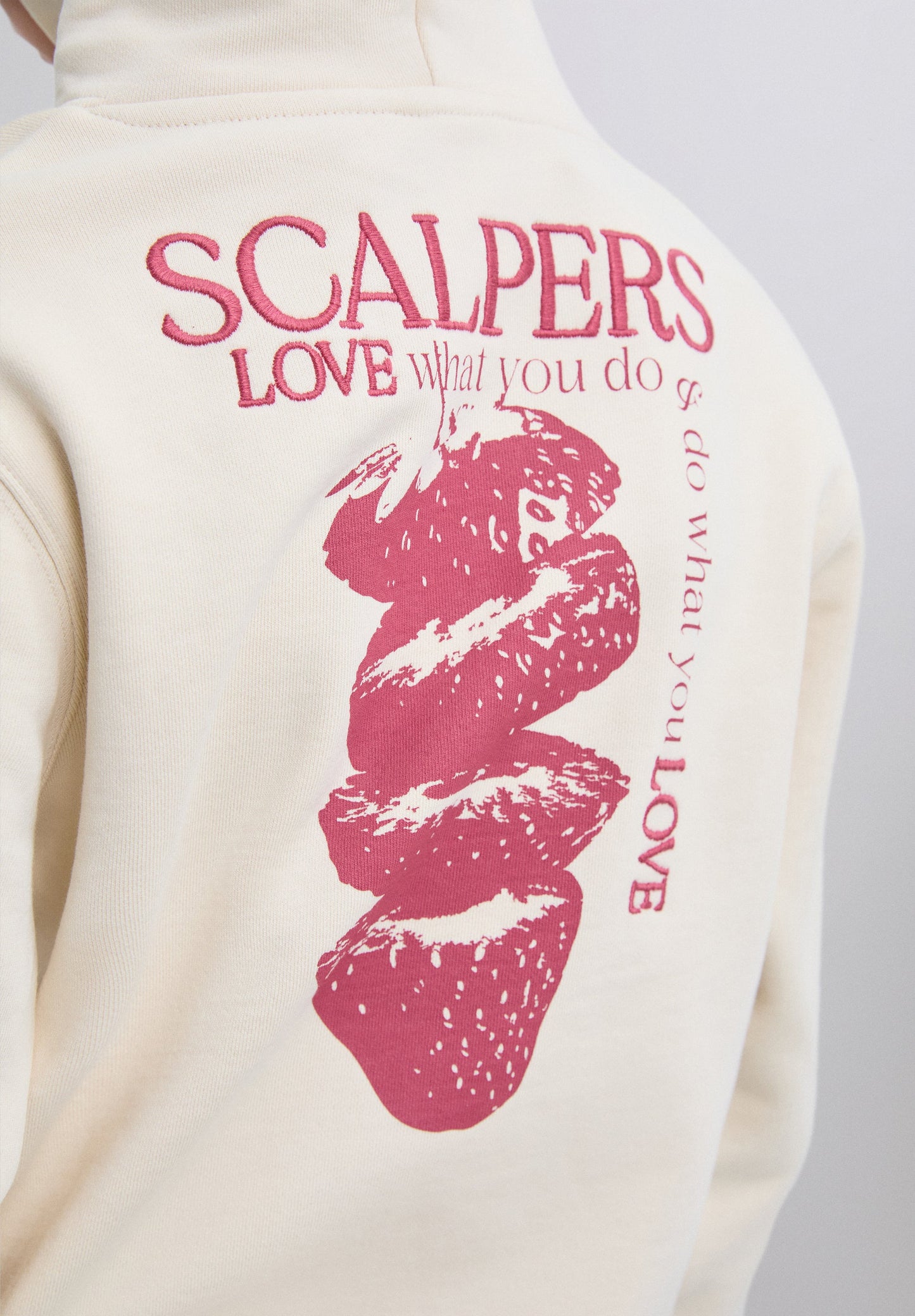 SWEATSHIRT DE CAPUZ COM LOGÓTIPO BORDADO