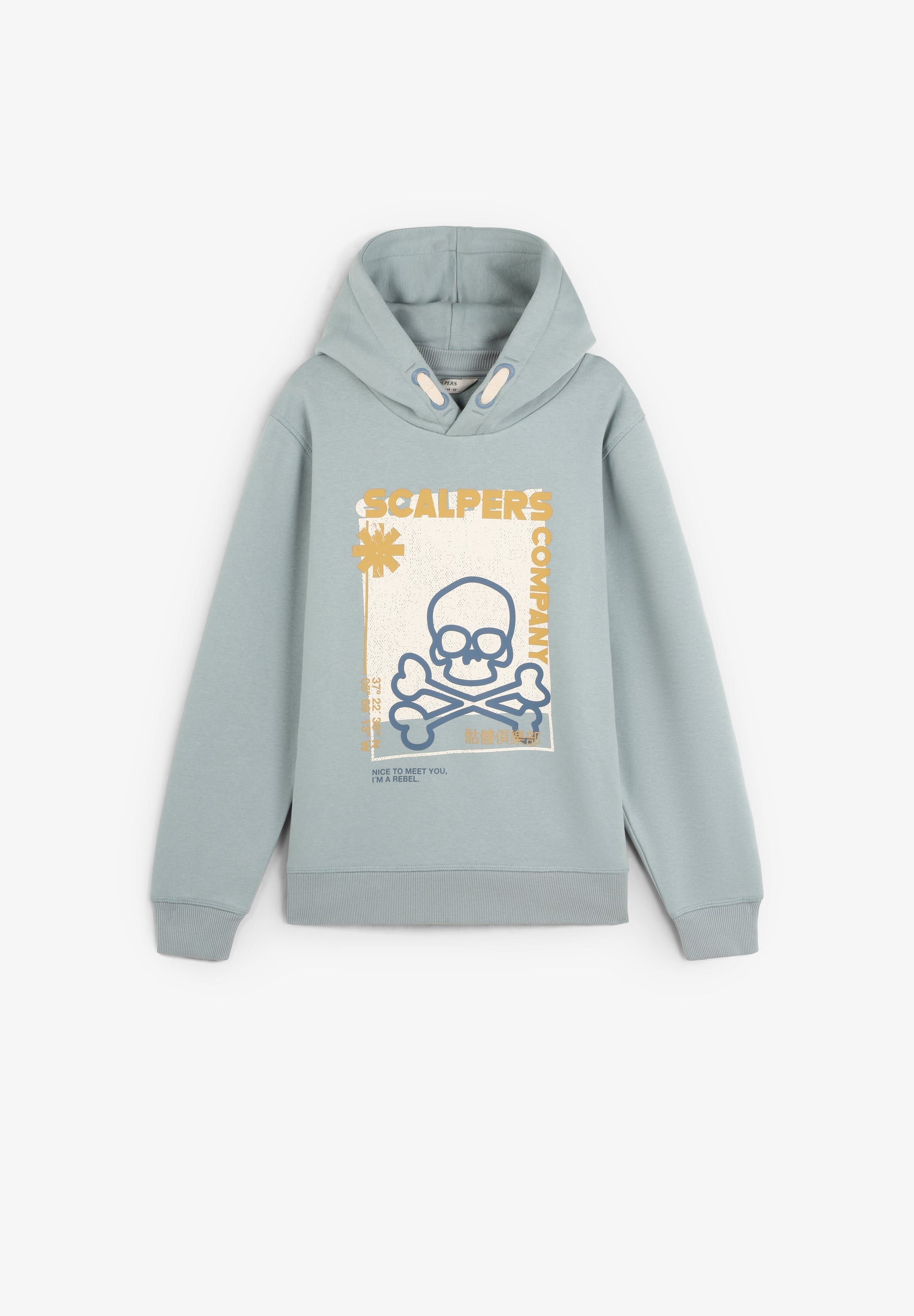 SWEATSHIRT COM CAPUZ E PADRÃO