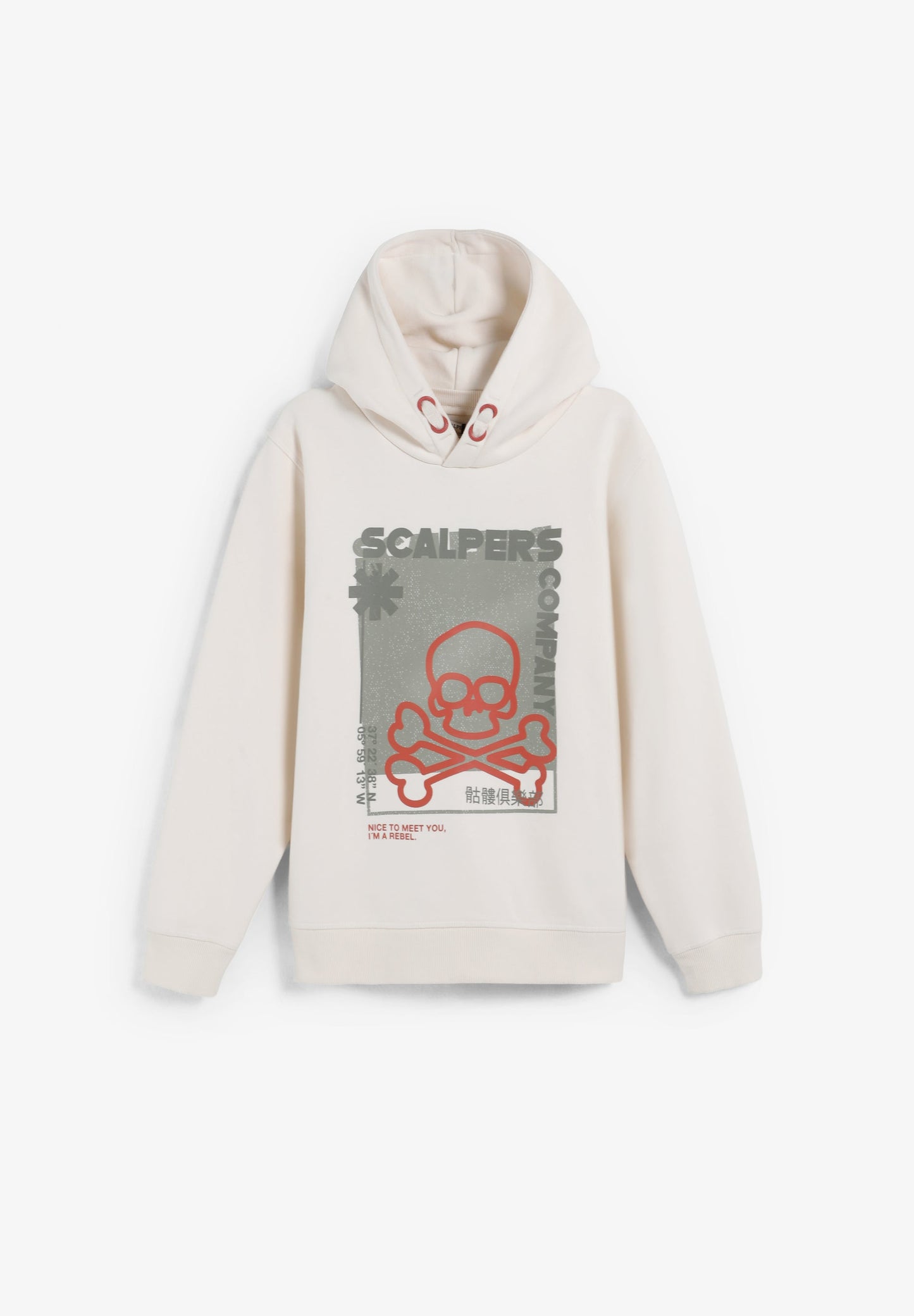 SWEATSHIRT COM CAPUZ E PADRÃO