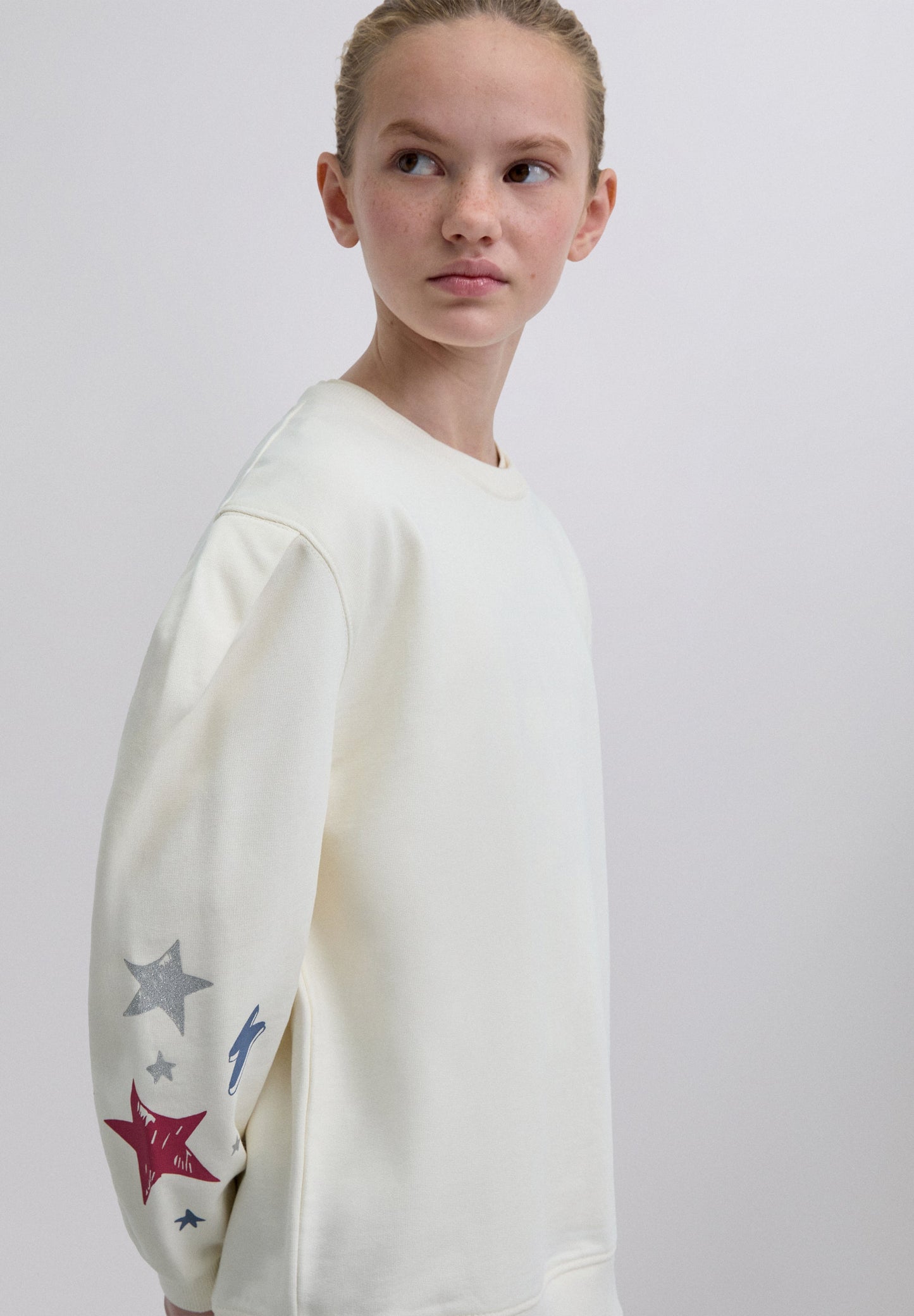 SWEATER DE MANGA ABALONADA COM PADRÃO