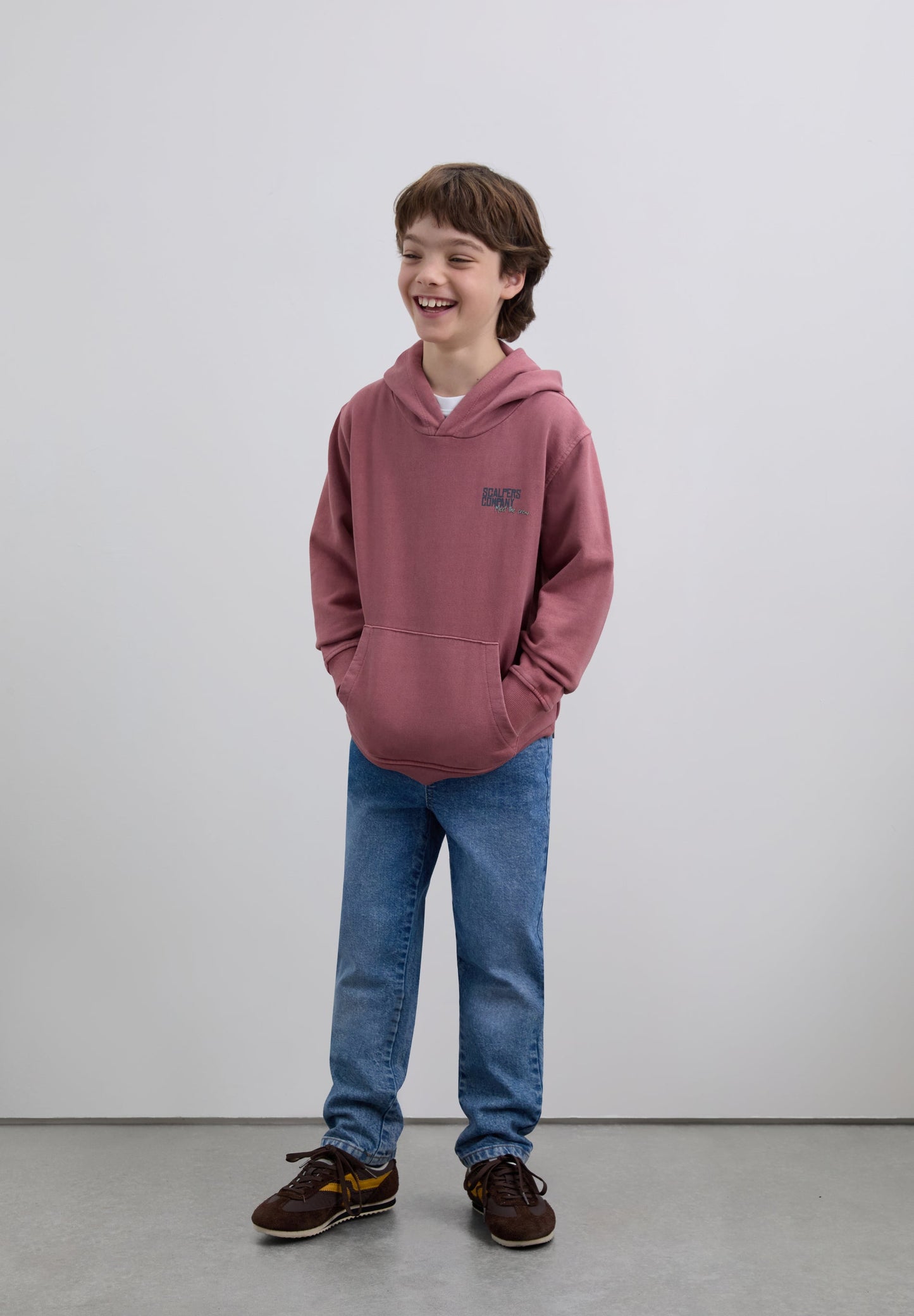 SWEATSHIRT COM PADRÃO DE LOGÓTIPO