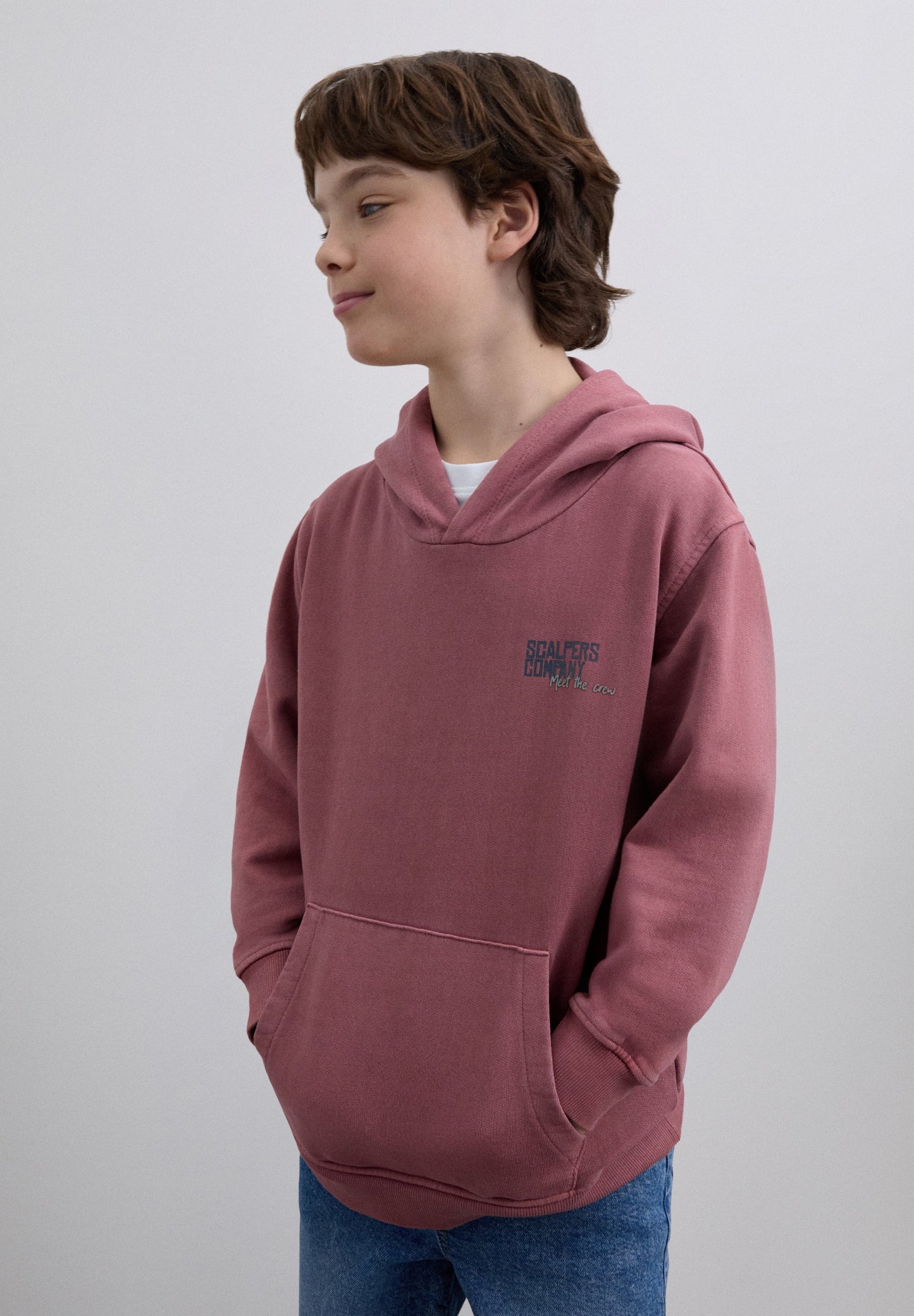 SWEATSHIRT COM PADRÃO DE LOGÓTIPO