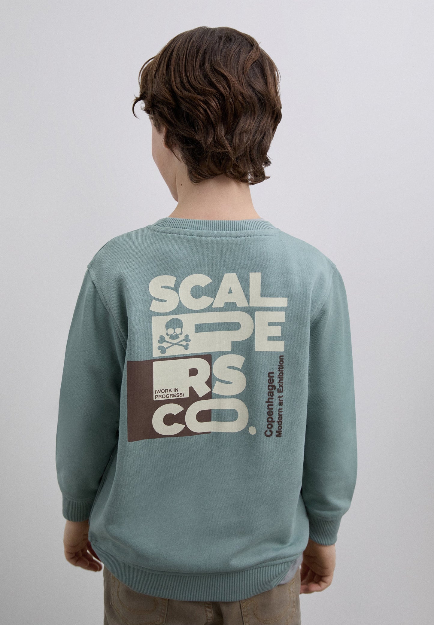 SWEATSHIRT COM PADRÃO DE LOGÓTIPO