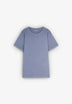 T-SHIRT COM SKULL BORDADA NO TOM