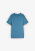 T-SHIRT COM SKULL BORDADA NO TOM