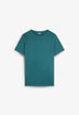 T-SHIRT COM SKULL BORDADA NO TOM