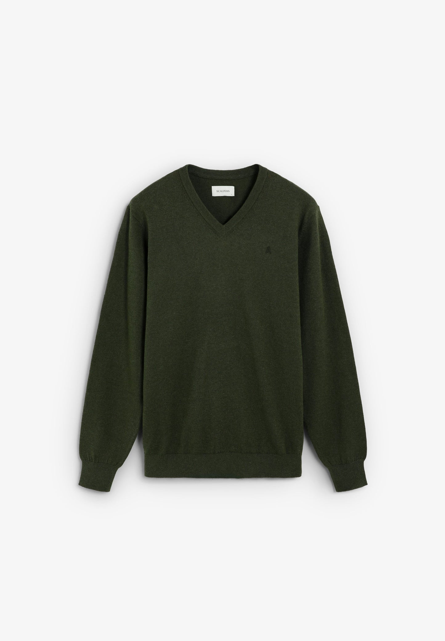 SWEATER DE DECOTE EM V COM CAXEMIRA