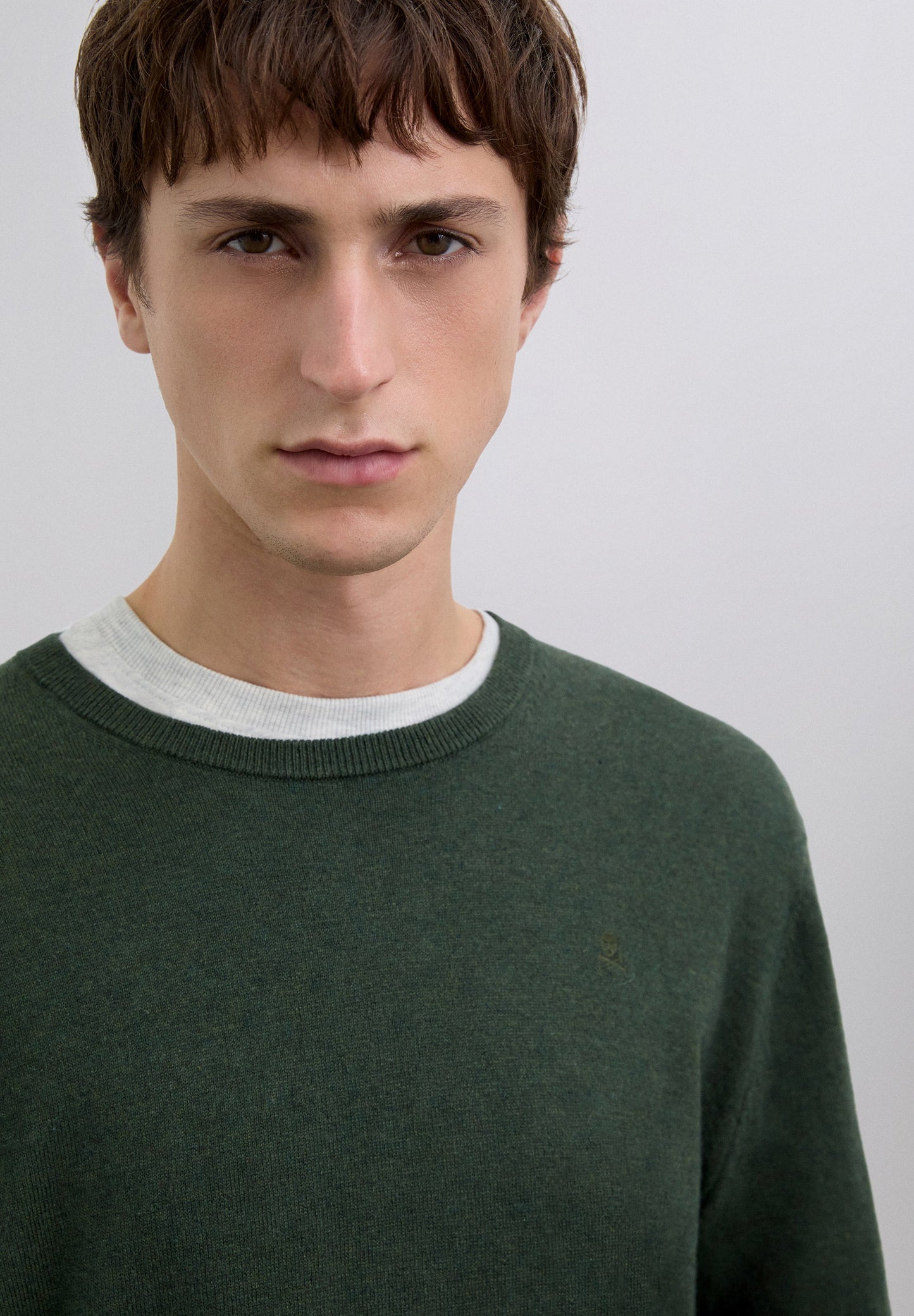 SWEATER EM CAXEMIRA E ALGODÃO