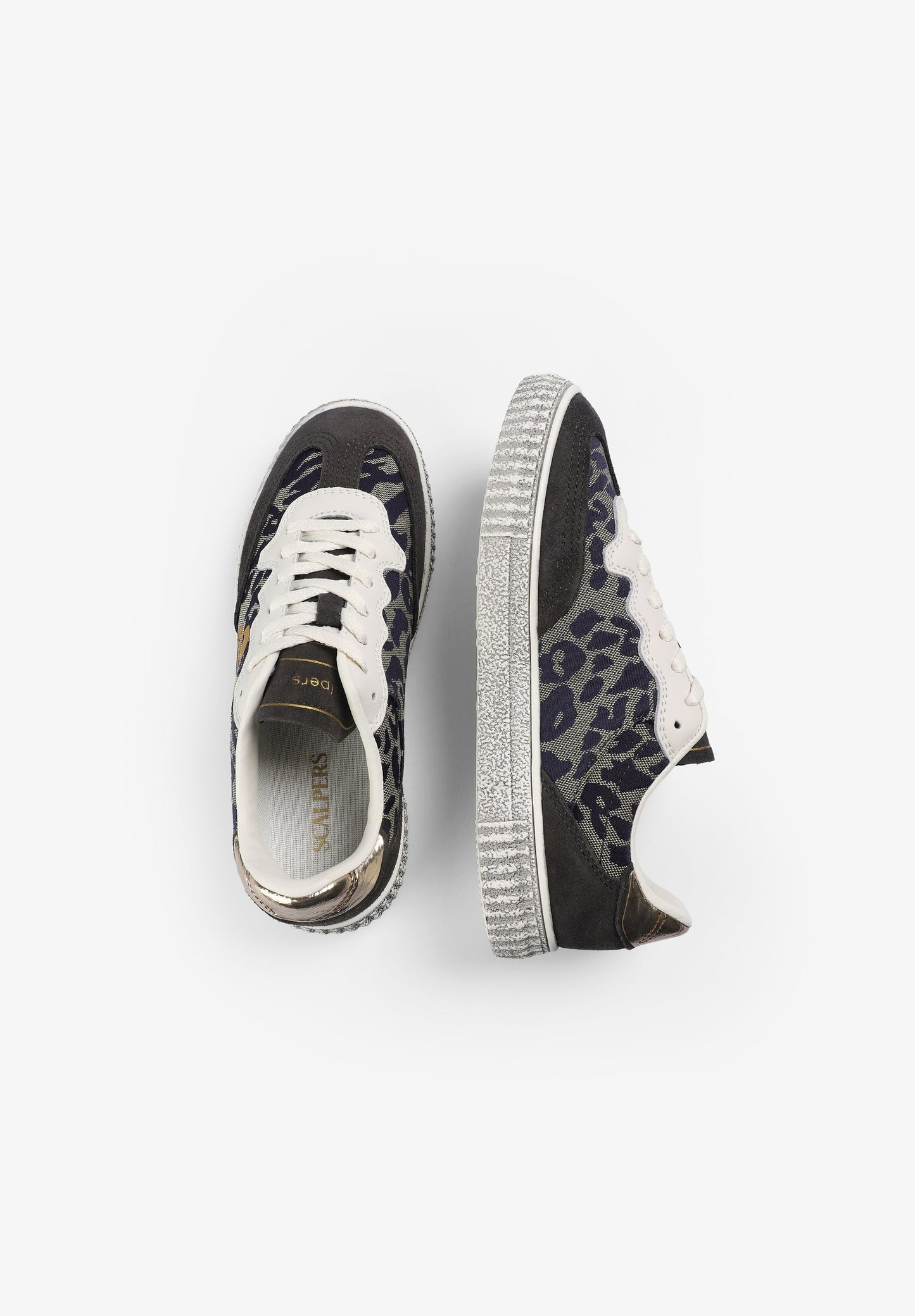 SAPATILHAS COM SKULL E ESTAMPADO ANIMAL