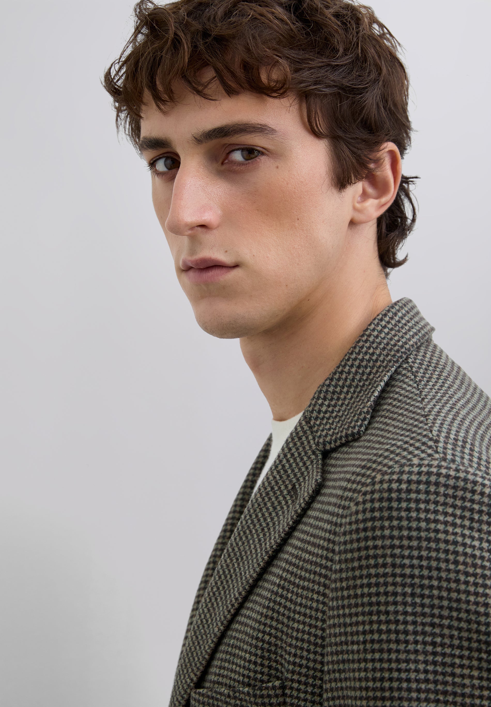 BLAZER XADREZ EM LÃ