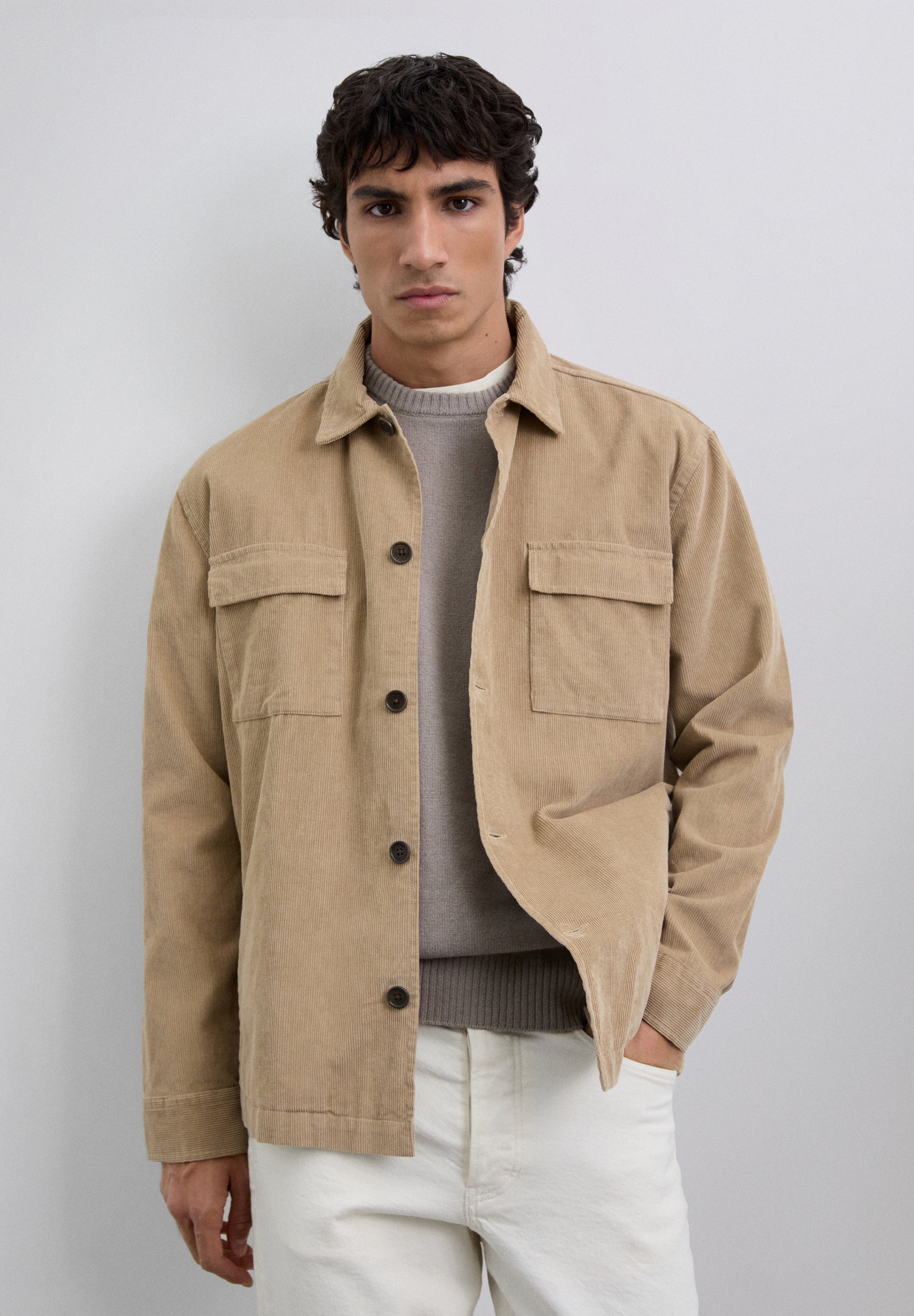 SCPOCKETS CORD OVERSHIRT