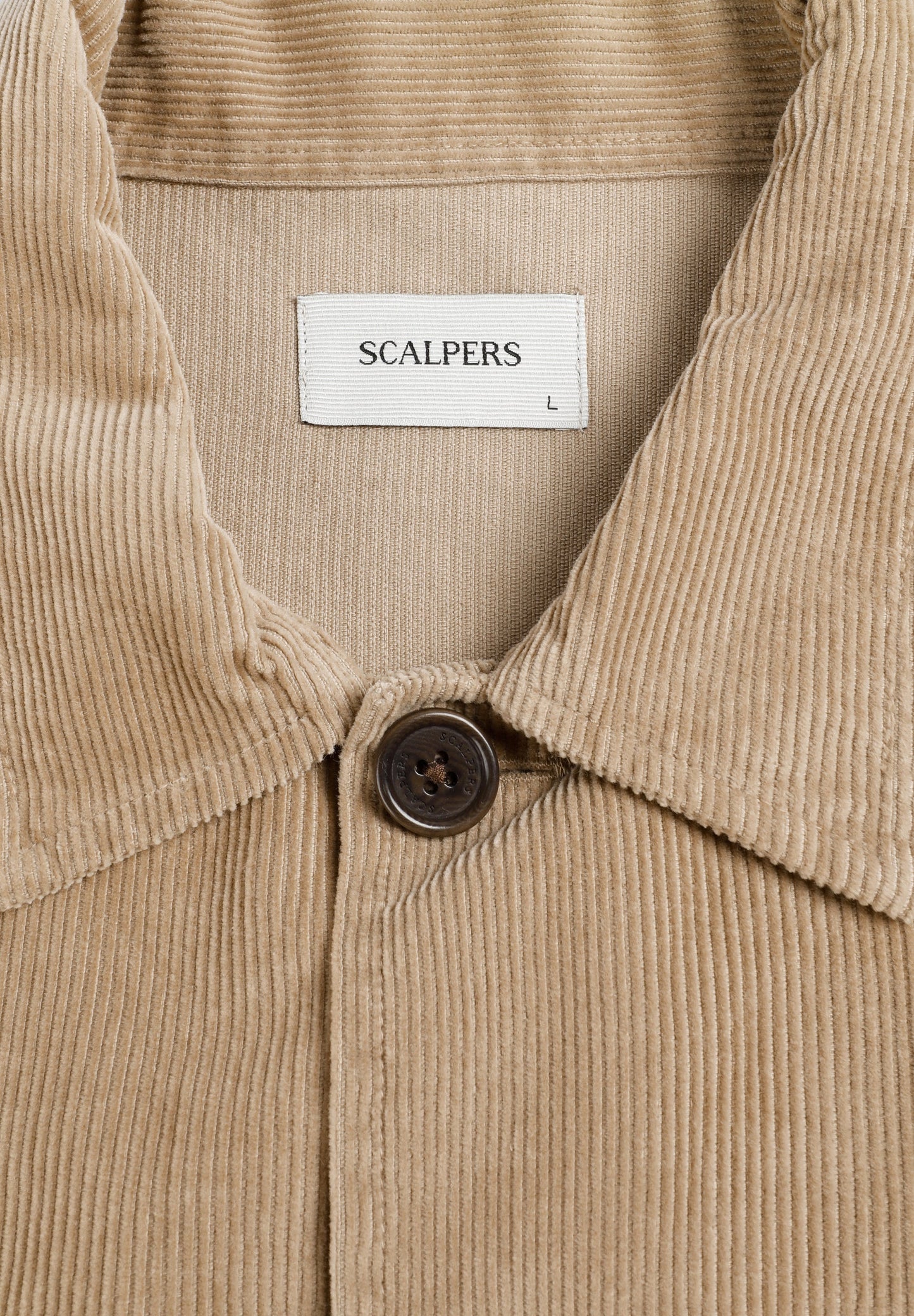 CAMISA COMPRIDA EM BOMBAZINA COM BOLSOS