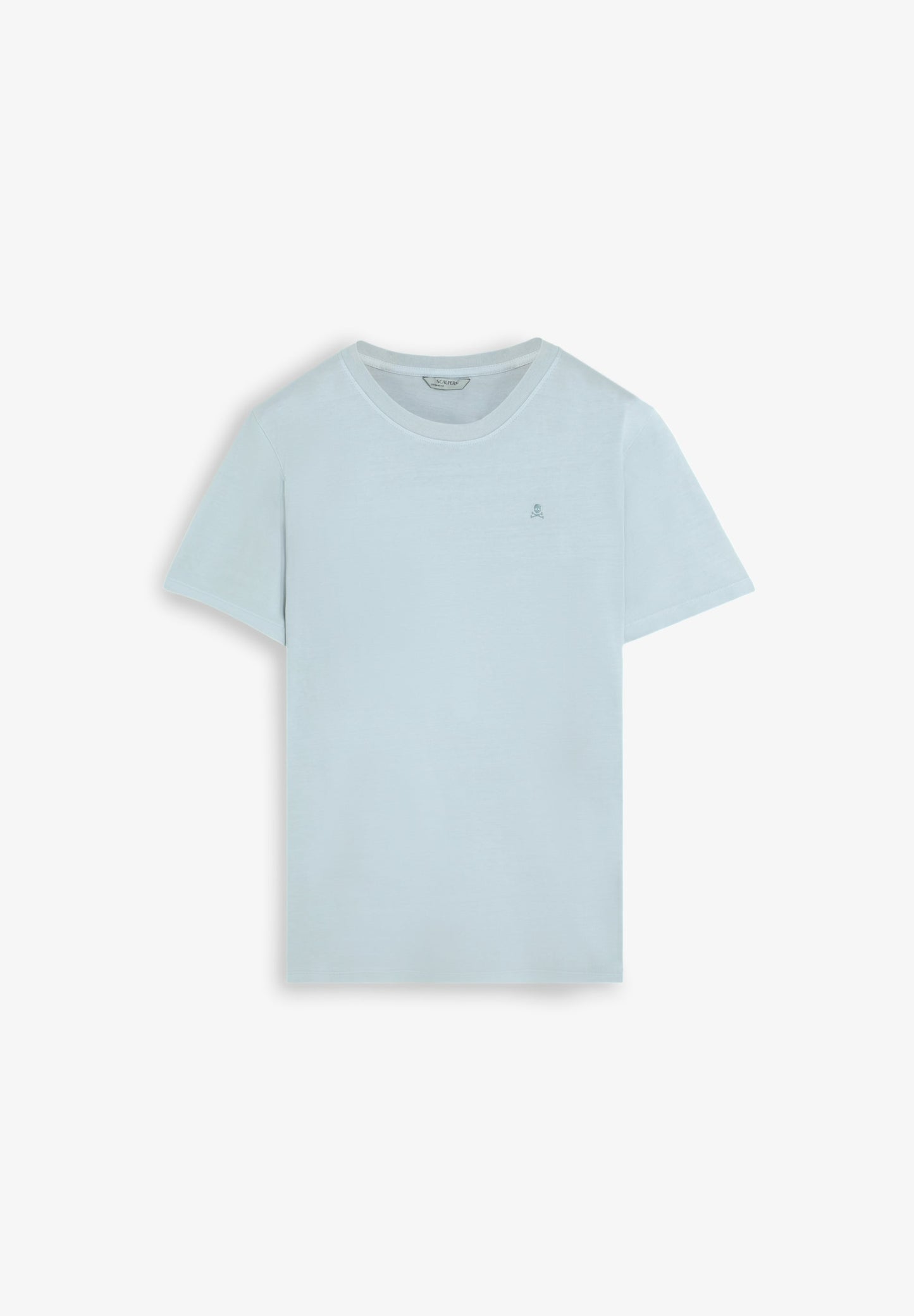 T-SHIRT BORDADA COM EFEITO LAVADO