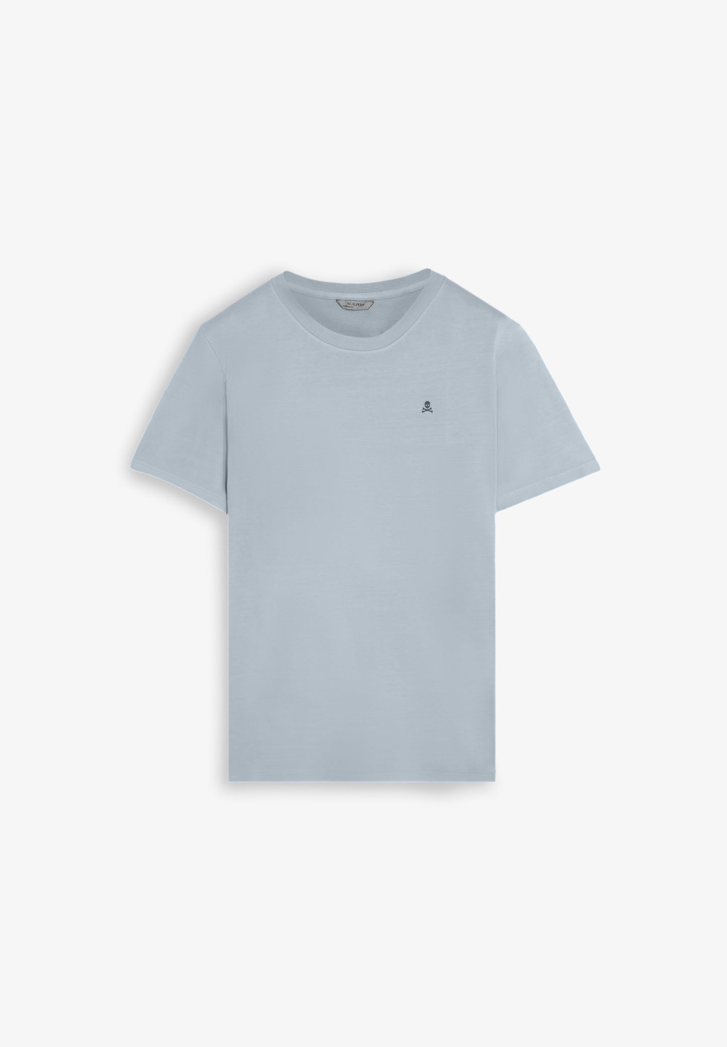 T-SHIRT BORDADA COM EFEITO LAVADO