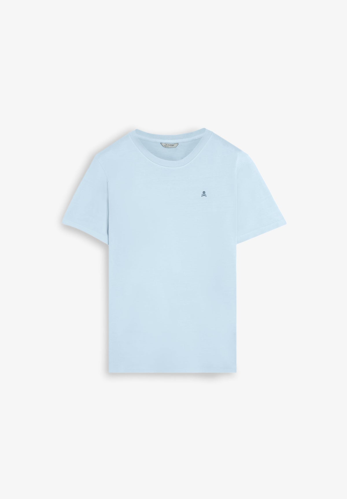 T-SHIRT BORDADA COM EFEITO LAVADO