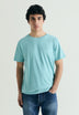 T-SHIRT BORDADA COM EFEITO LAVADO