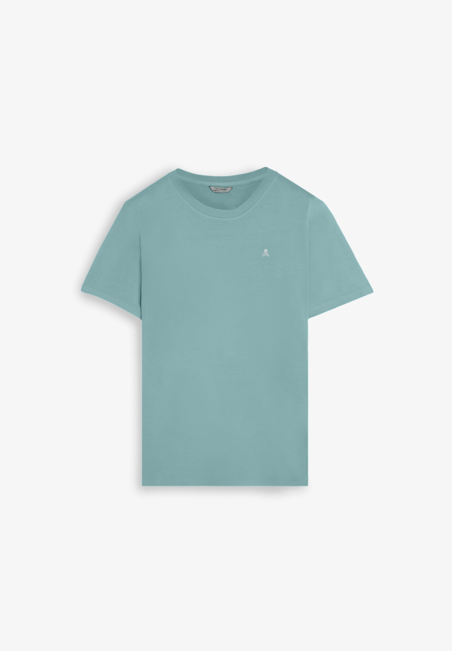 T-SHIRT BORDADA COM EFEITO LAVADO