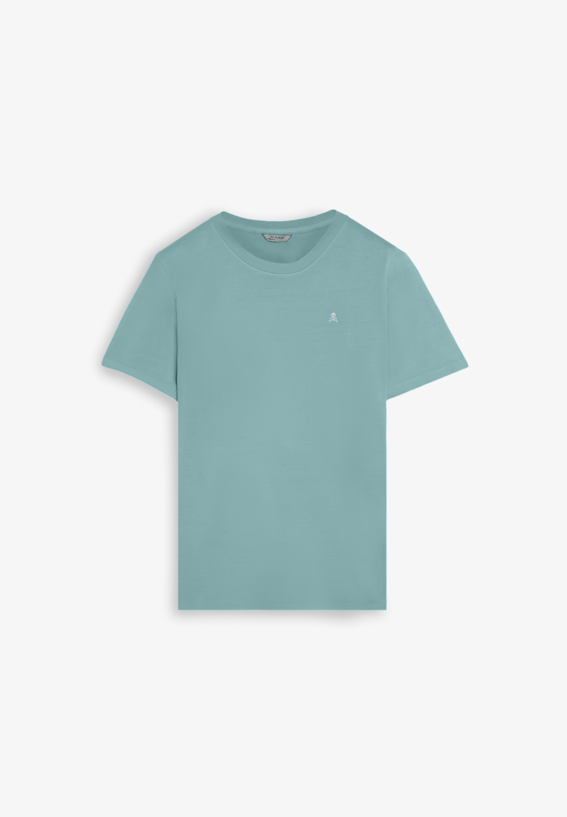 T-SHIRT BORDADA COM EFEITO LAVADO