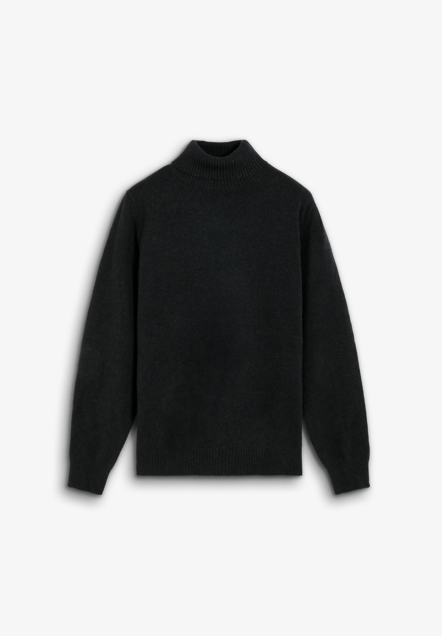 SWEATER DE MALHA COM GOLA ALTA DE LÃ