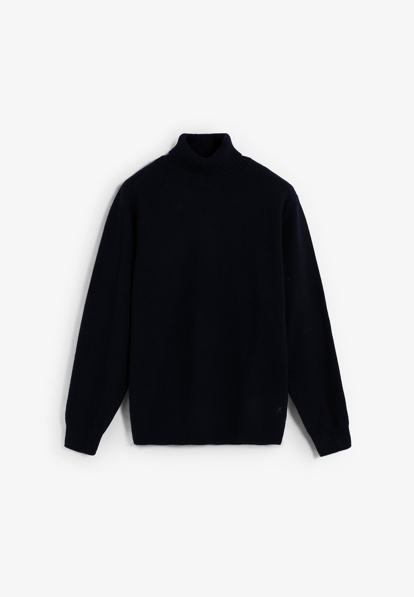 SWEATER DE MALHA COM GOLA ALTA DE LÃ
