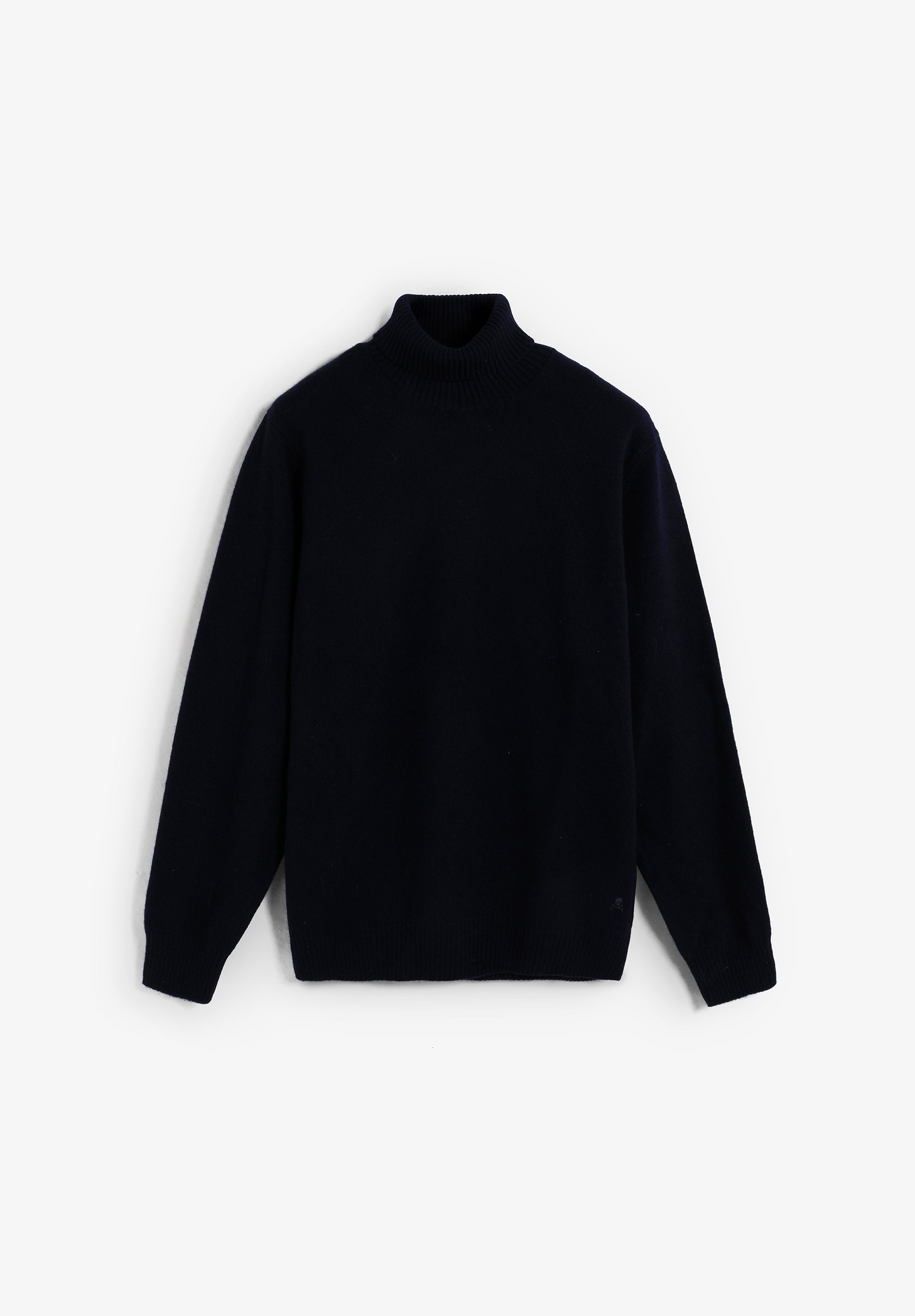 SWEATER DE MALHA COM GOLA ALTA DE LÃ