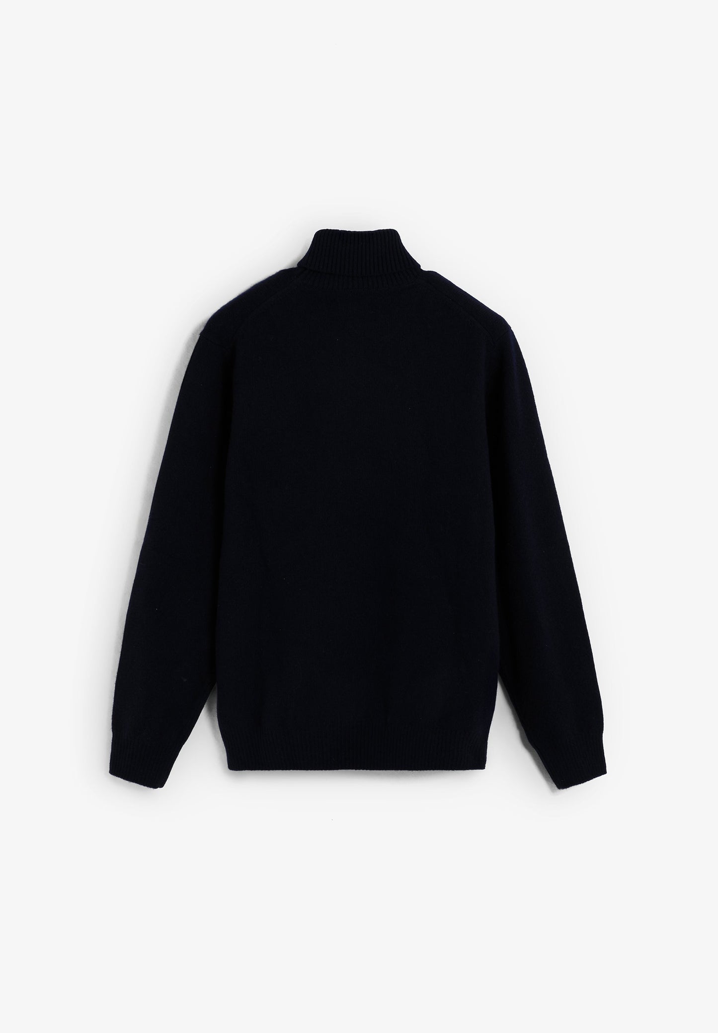 SWEATER DE MALHA COM GOLA ALTA DE LÃ