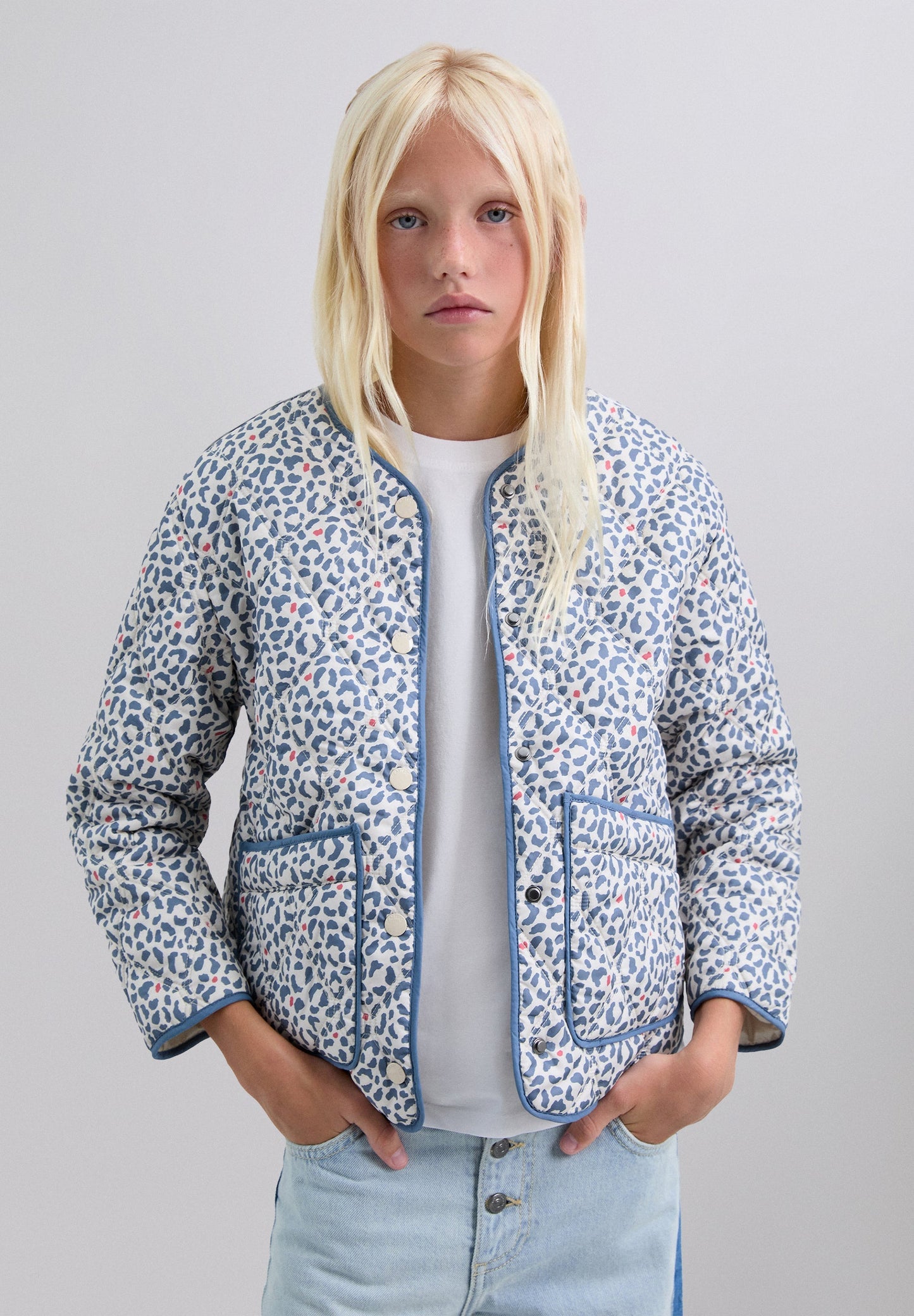 CARDIGAN ACOLCHOADO COM ESTAMPADO ANIMAL