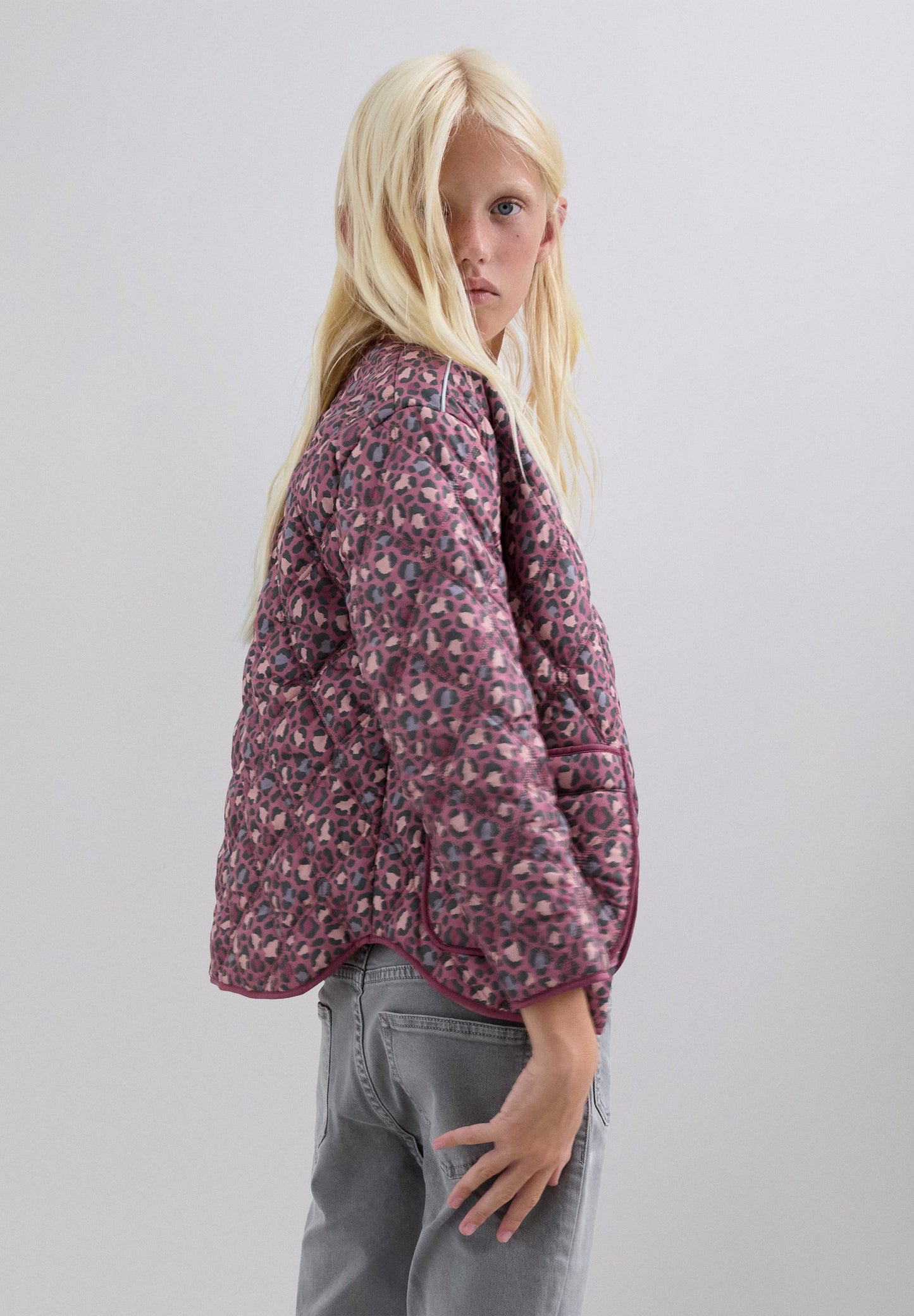 CHAQUETA ACOLCHADA ANIMAL PRINT