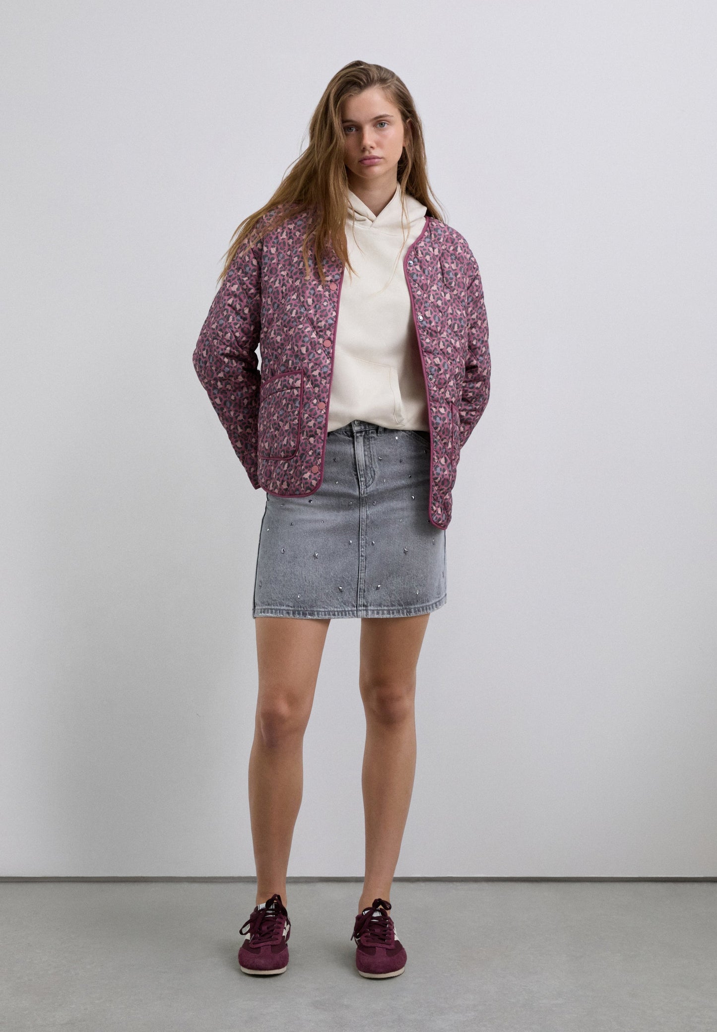 CARDIGAN ACOLCHOADO COM ESTAMPADO ANIMAL