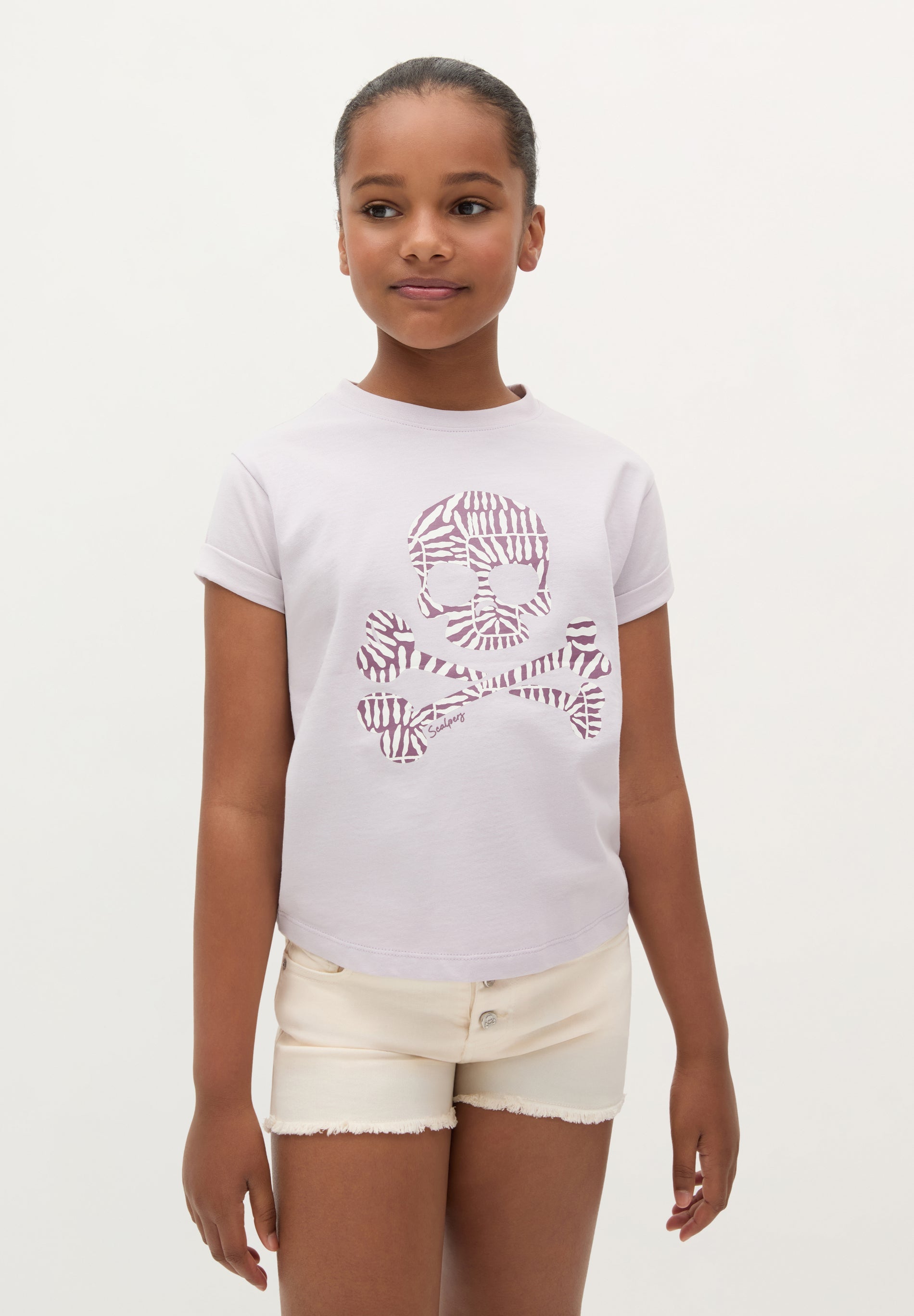 T-SHIRT COM SKULL SCPICOLA GIRLS