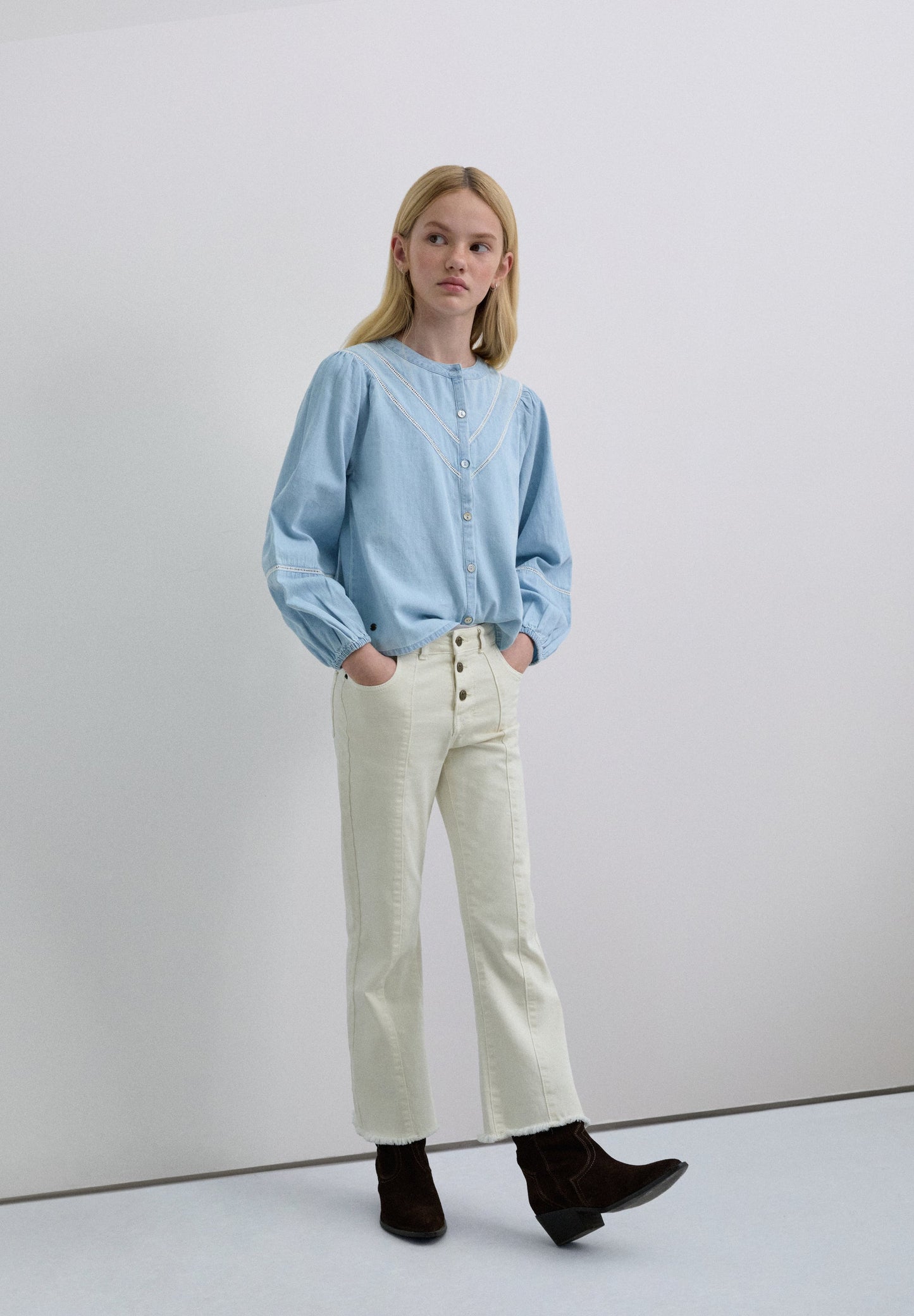 SCAMYDENIMBLOUSE GIRLS