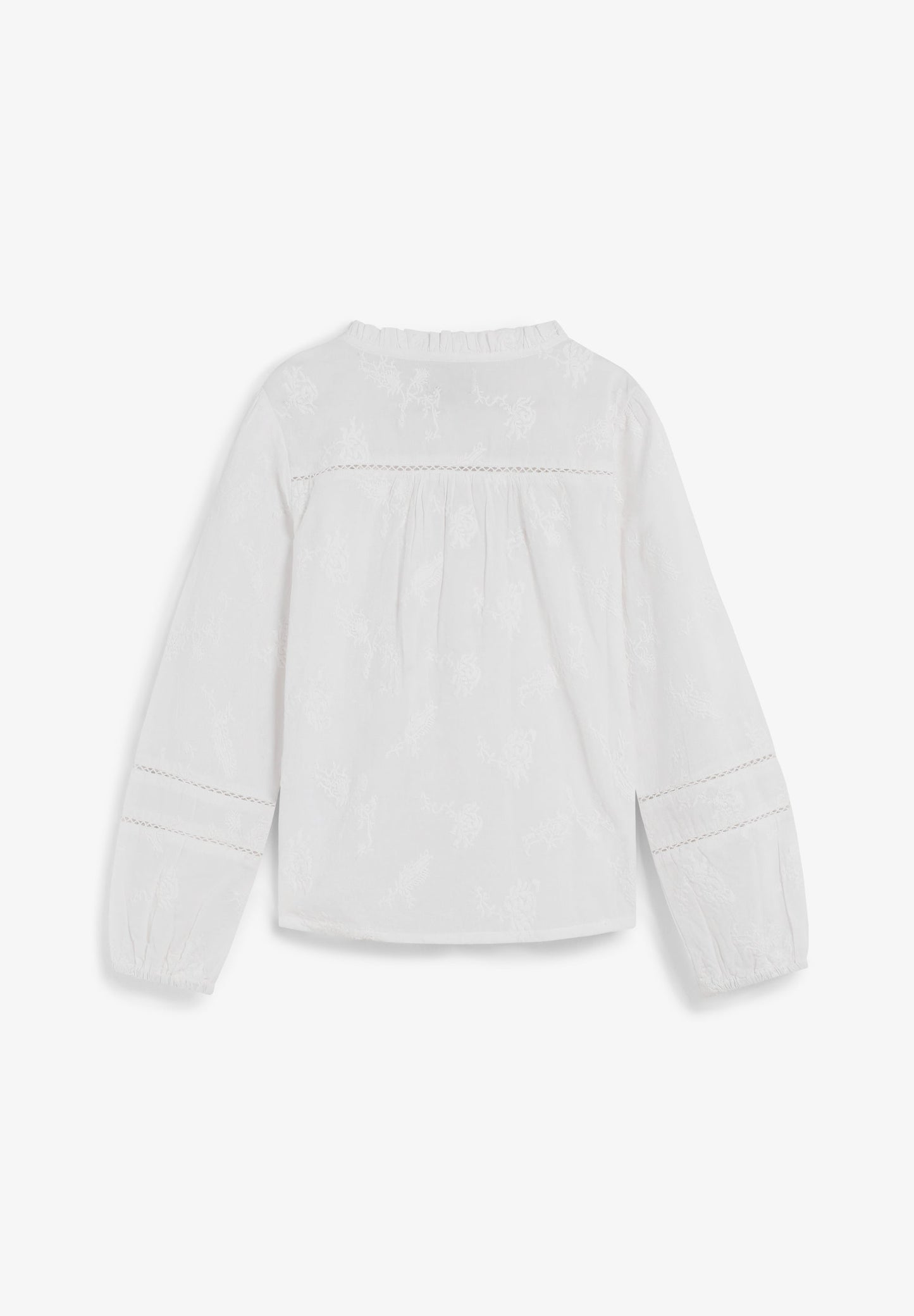 CAMISA ROMÂNTICA DE ALGODÃO