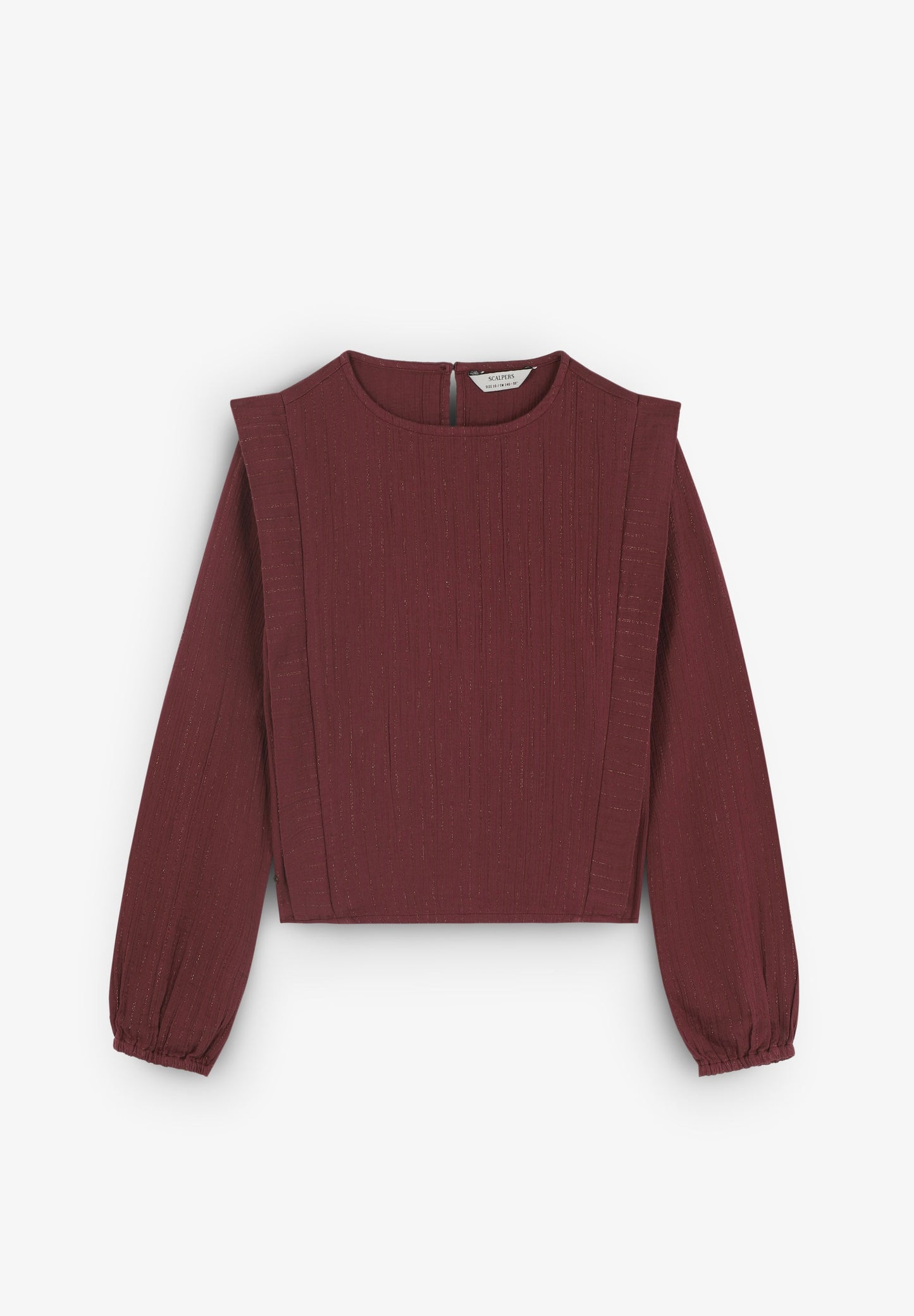 BLUSA COM PREGAS