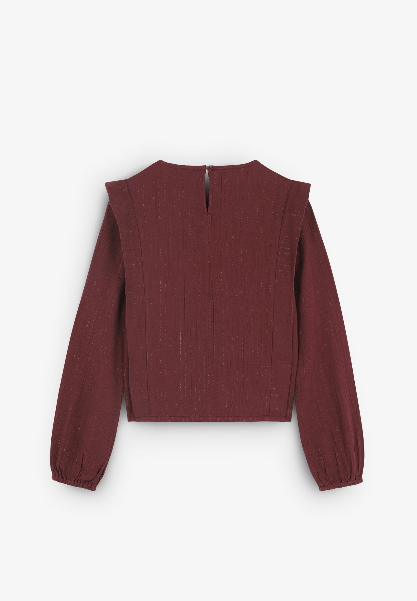 BLUSA COM PREGAS