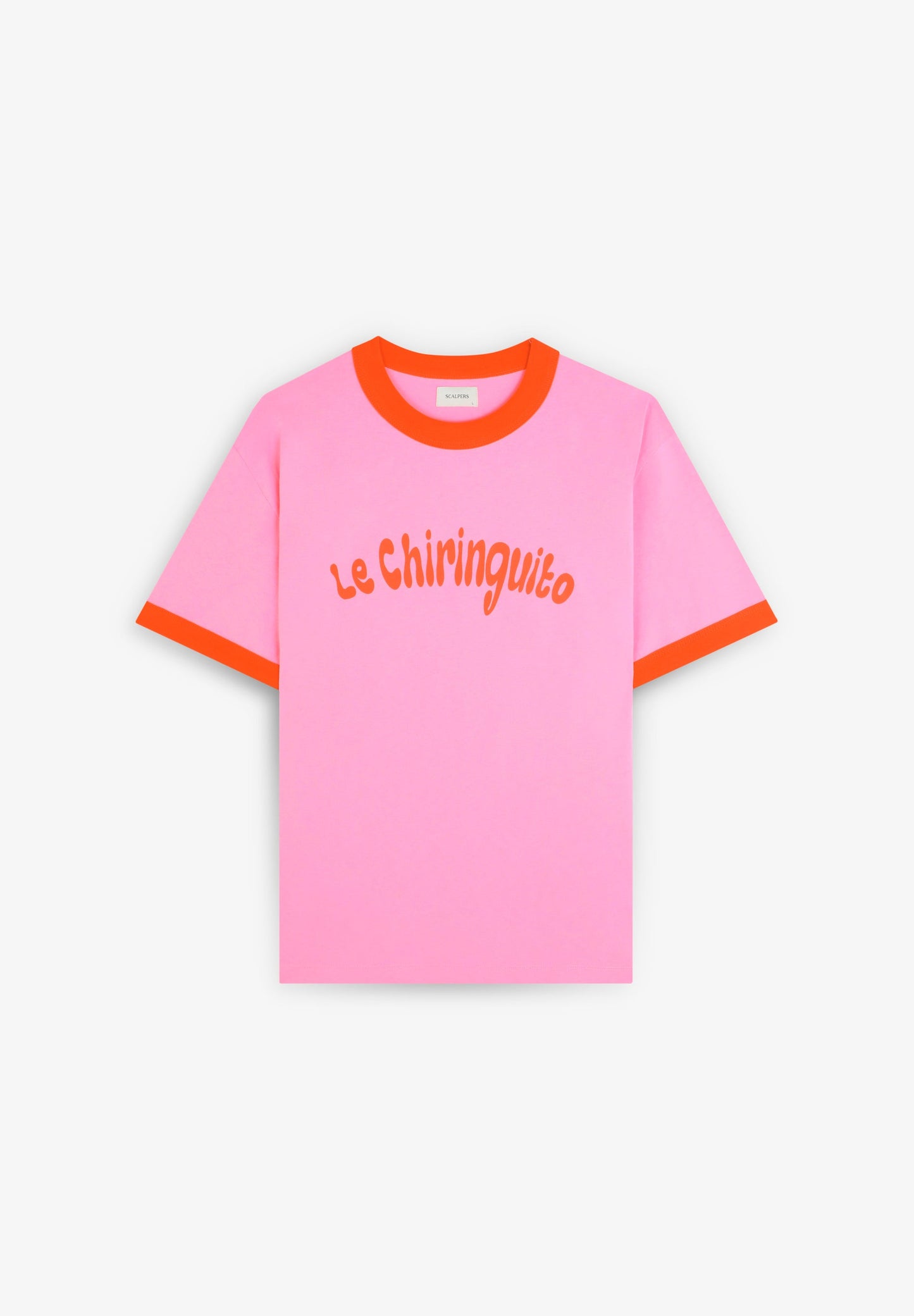 T-SHIRT COM PADRÃO FRONTAL CONTRASTANTE | LE CHIRINGUITO