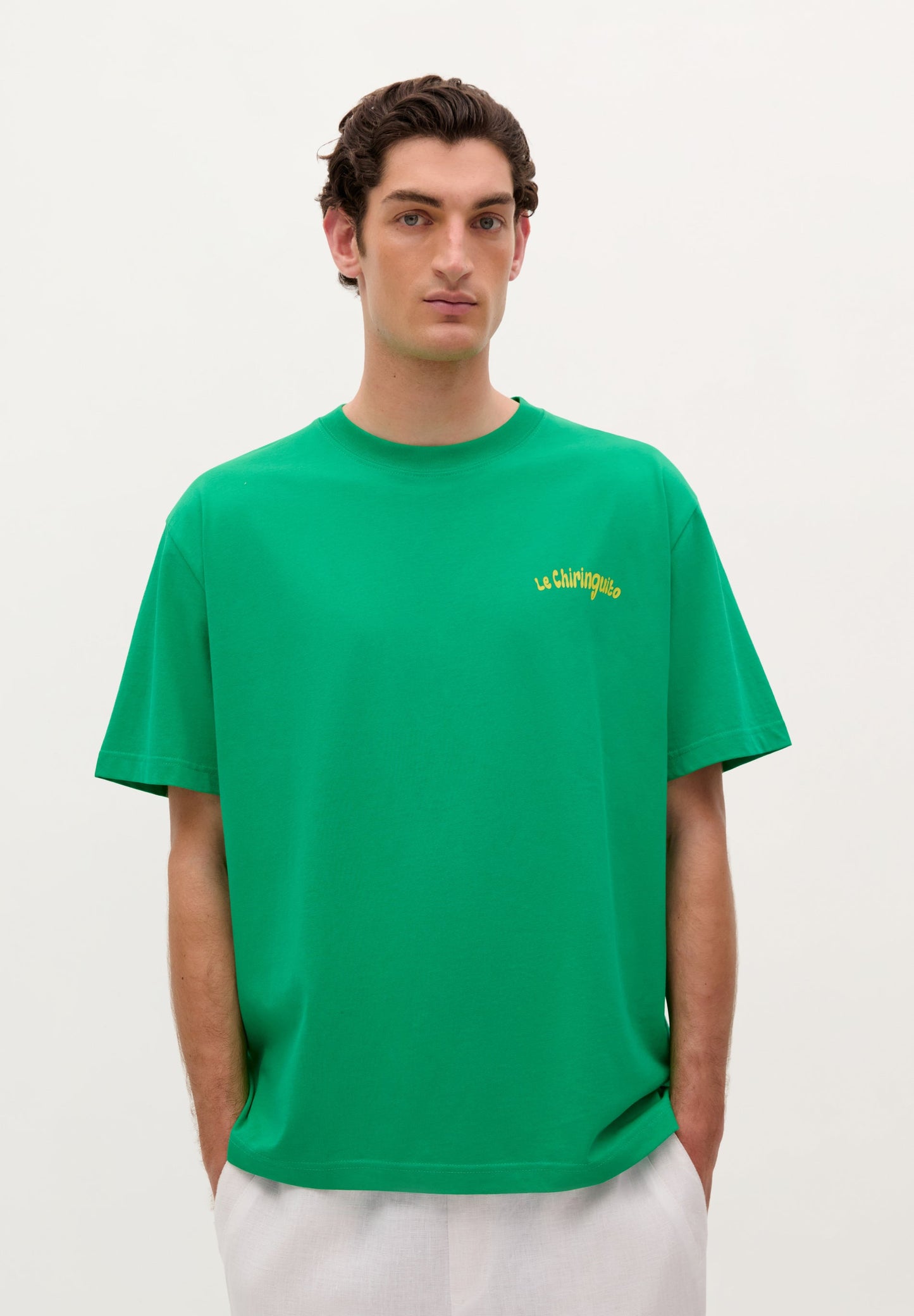 T-SHIRT COM PADRÃO ATRÁS | LE CHIRINGUITO