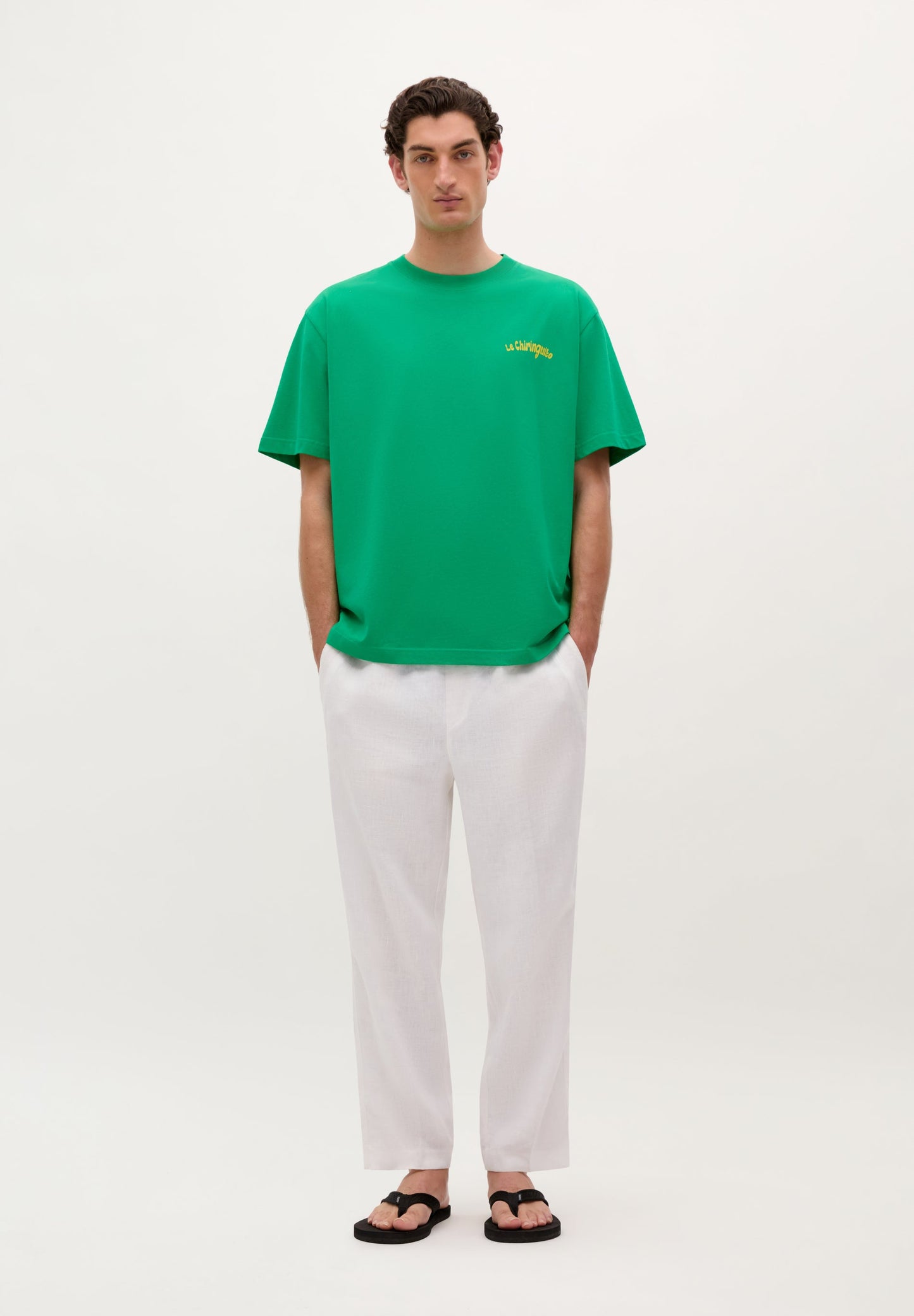 T-SHIRT COM PADRÃO ATRÁS | LE CHIRINGUITO