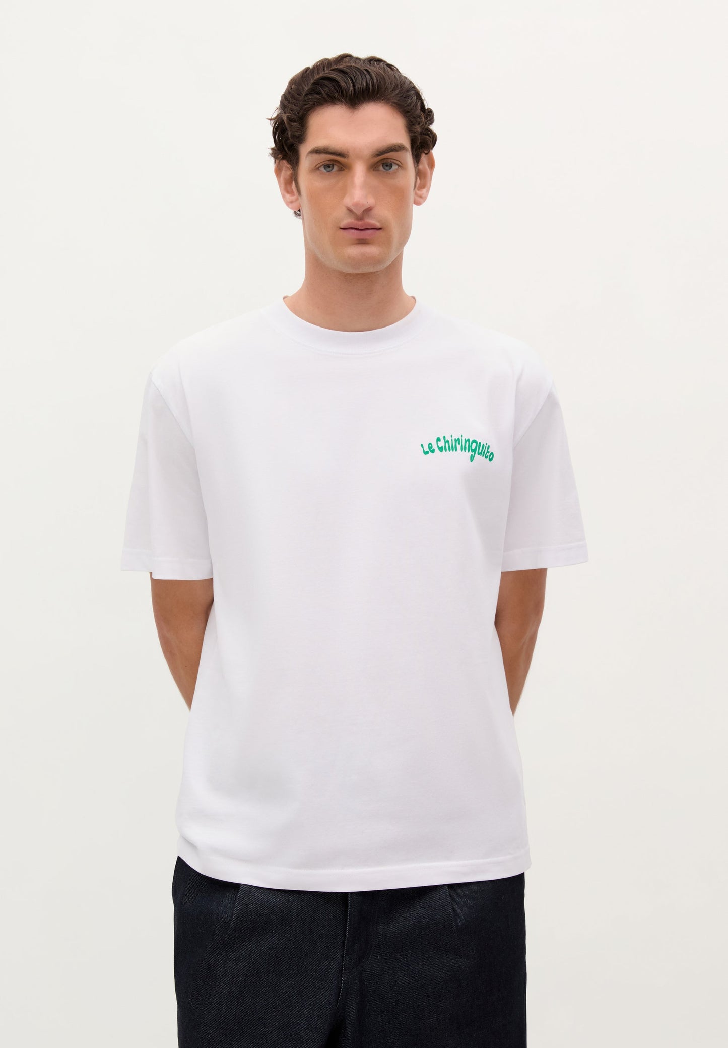 T-SHIRT COM PADRÃO ATRÁS | LE CHIRINGUITO