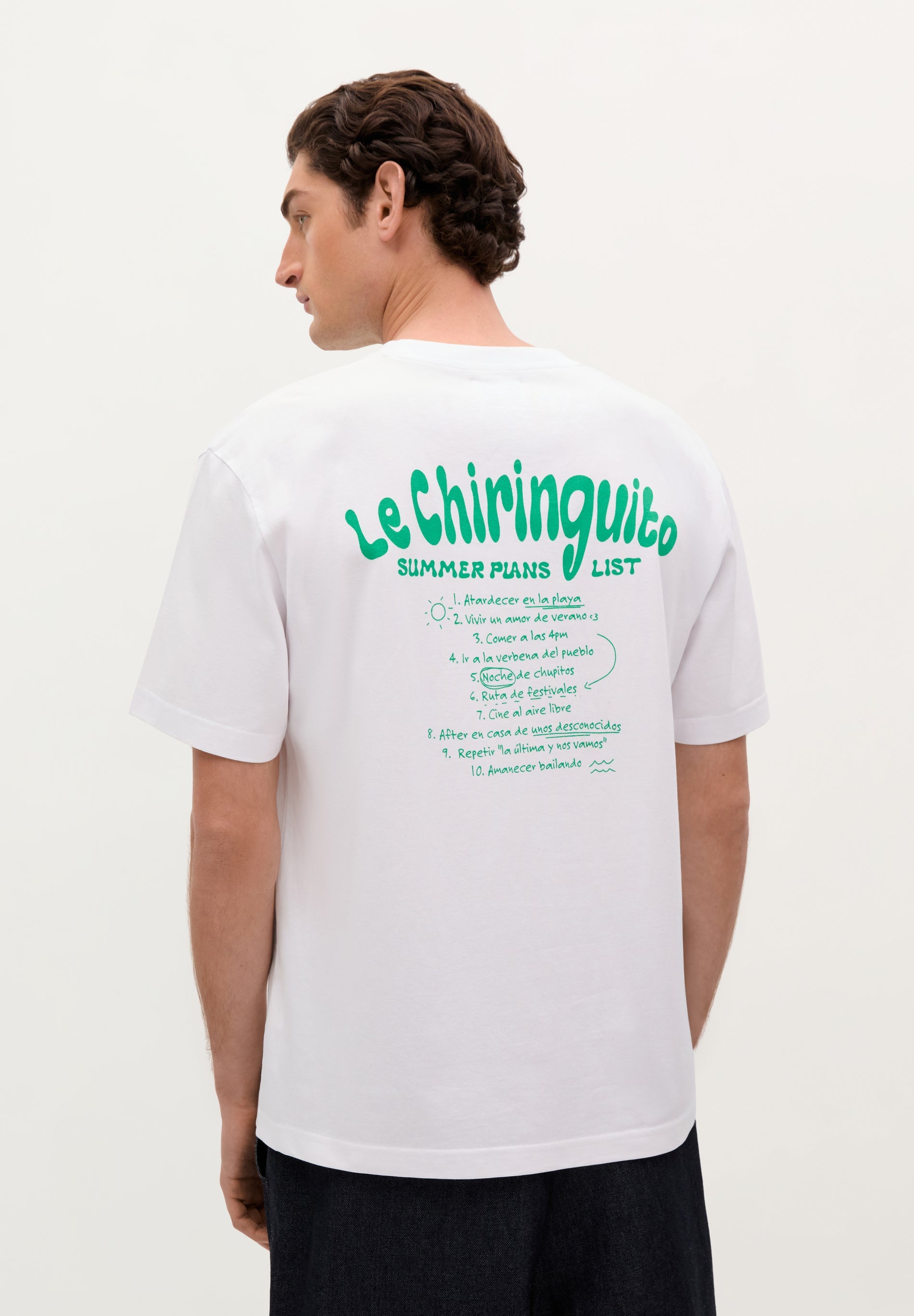 T-SHIRT COM PADRÃO ATRÁS | LE CHIRINGUITO
